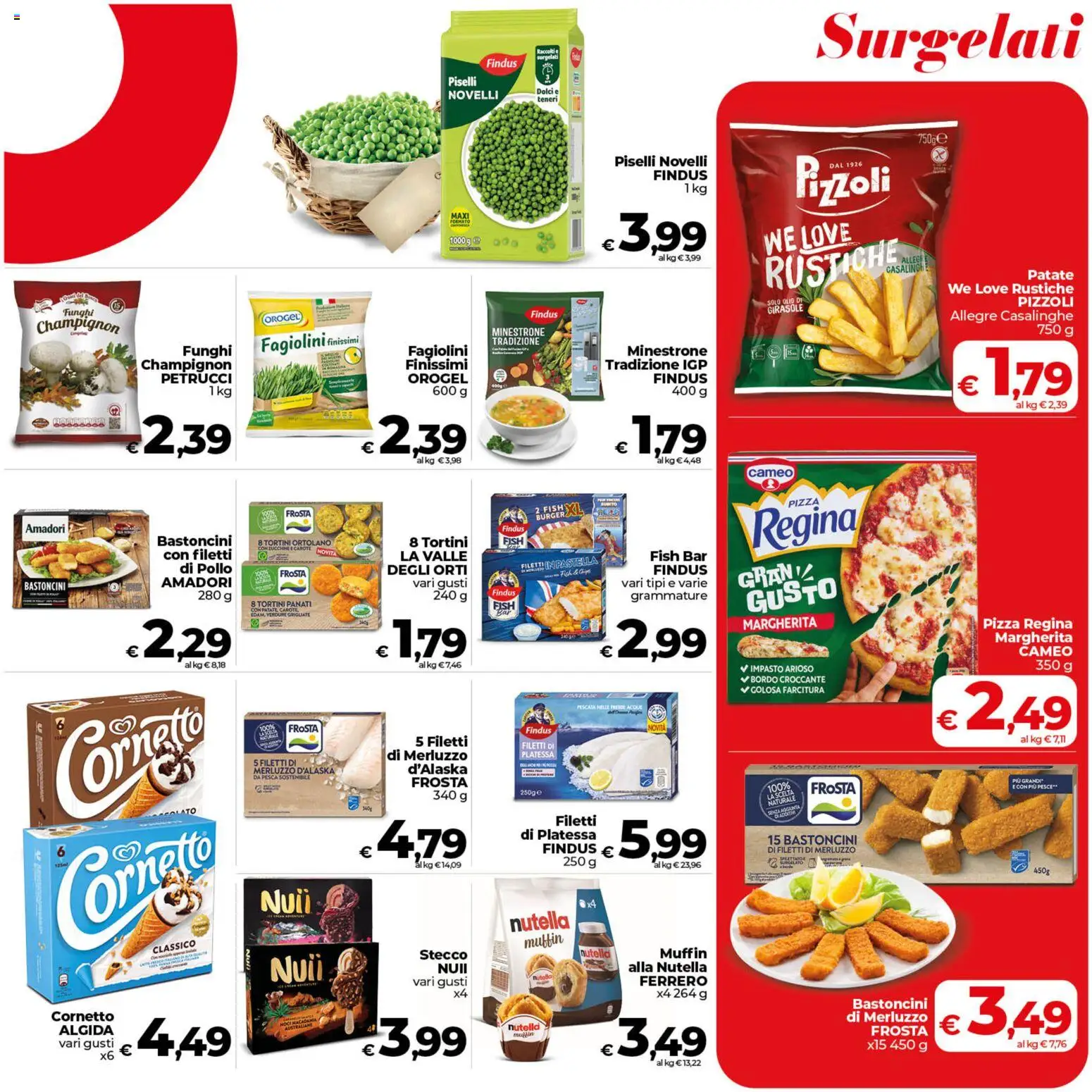 Volantino COOP del 24.02.2026 | Pagina: 11 | Prodotti: Minestrone, Pesca, Funghi, Muffin