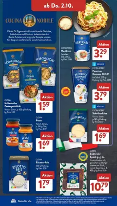 Aldi Süd Prospekt 	 – gültig ab 29.09.2025 | Seite: 17 | Produkte: Mozzarella, Fisch, Meeresfrüchte, Reis