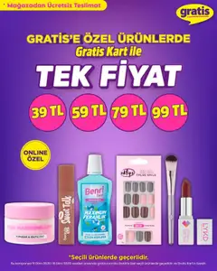 15.10.2025 tarihinden itibaren geçerli olan Gratis kataloğu önizlemesi