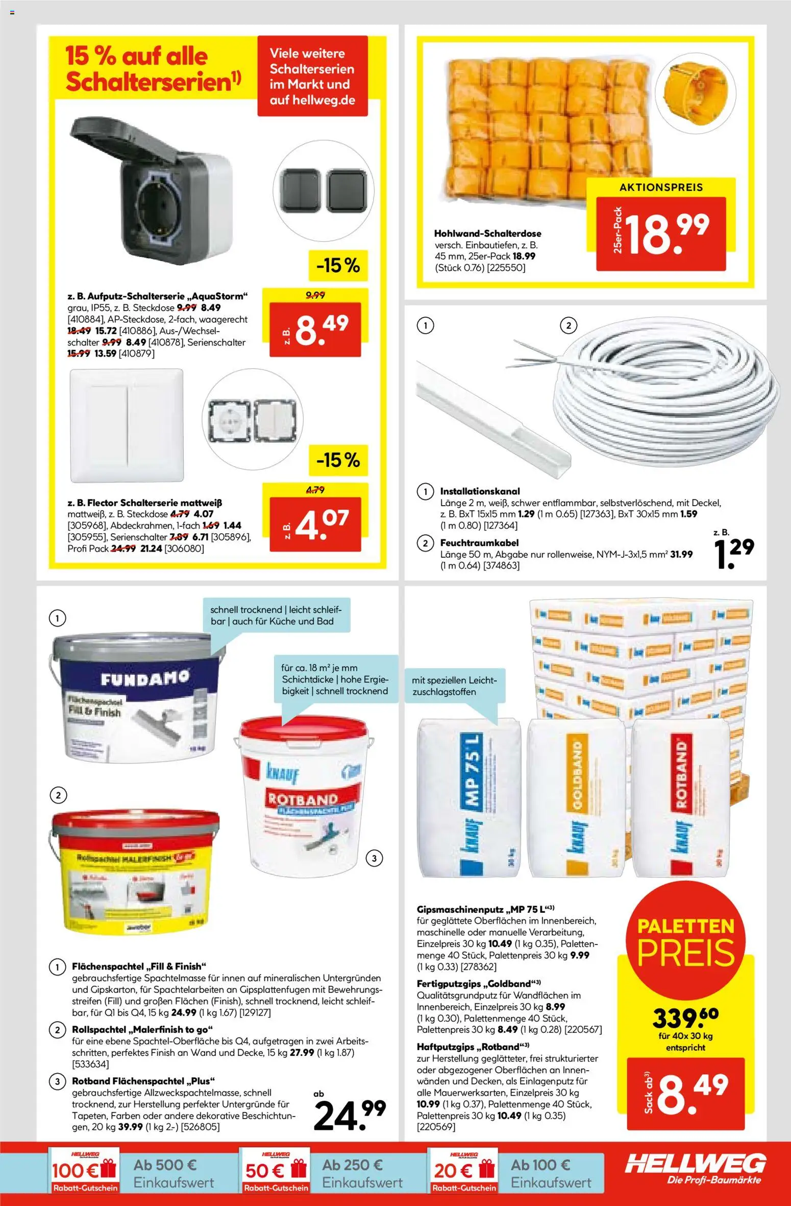 Hellweg Prospekt – gültig ab 03.11.2025 | Seite: 19 | Produkte: Steckdose, Bad, Küche, Finish