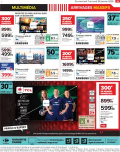 Carrefour - Prévisualisation de Carrefour Arrivages massifs, restez connectés à vos envies valide à partir de 07.01.2026 | Page: 21 | Produits: Televiseur, Smart TV