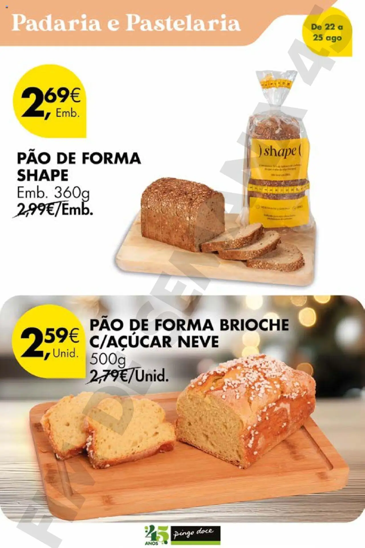 Pingo Doce Poupe este Fim de Semana │ válido de 22.08.2025 | Página: 12 | Produtos: Pão de forma, Padaria, Pão