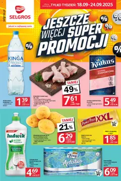 Pogląd oferty "Selgros cash&carry Gazetka - Jeszcze więcej super promocji" - ważna od 18.09.2025