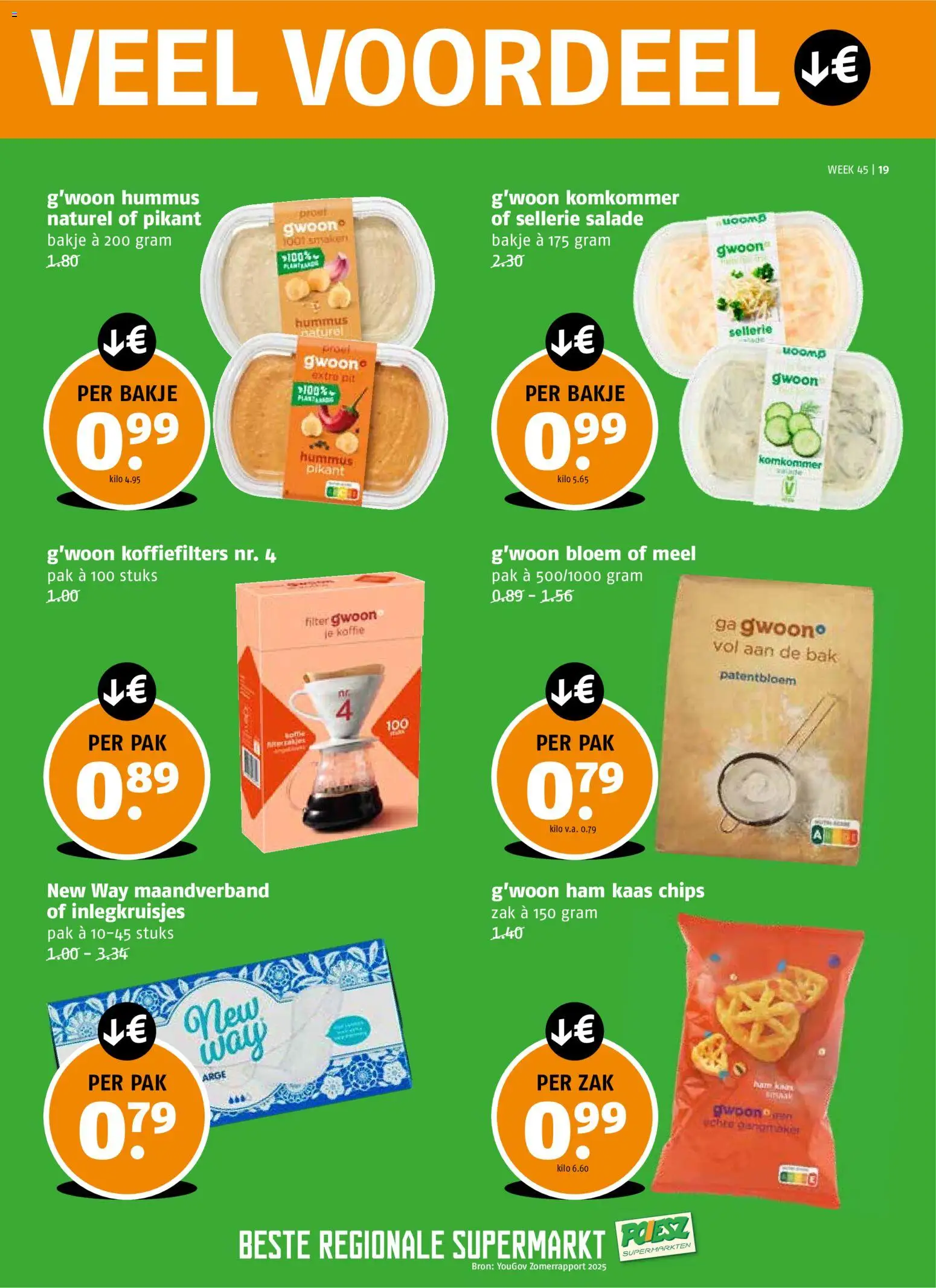 {H1} | Pagina: 19 | Producten: Koffie, Ham, Chips, Salade