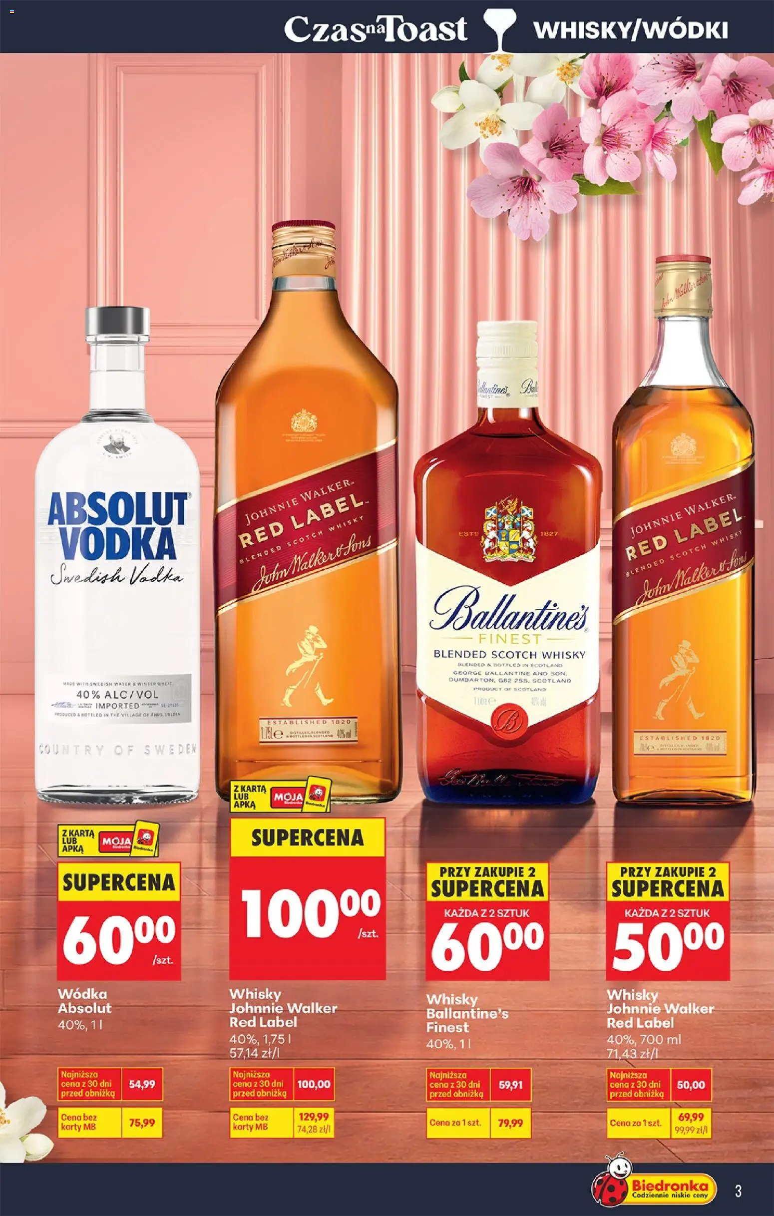 Biedronka gazetka - Czas na toast od 23.03.2026 | Strona: 3