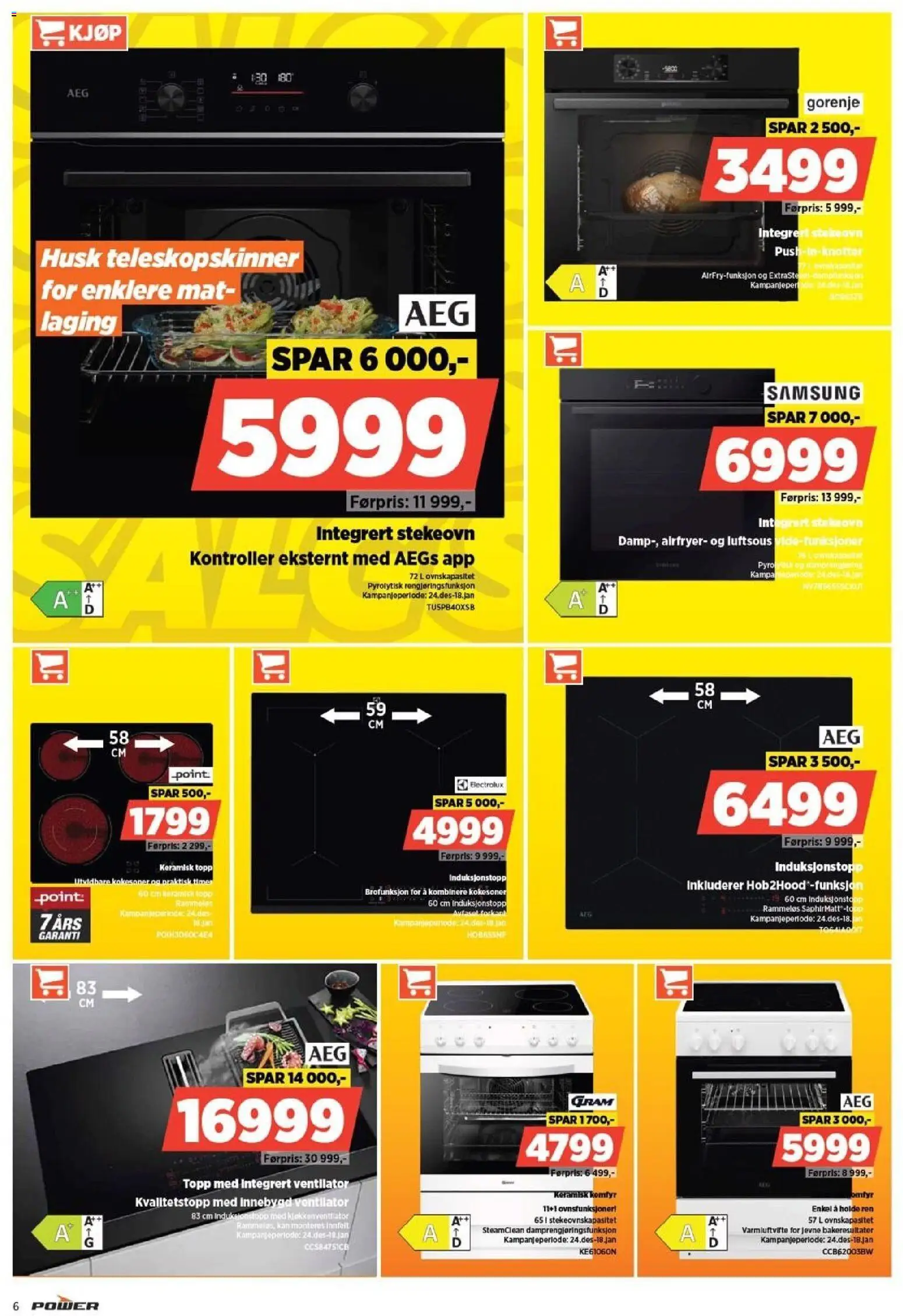 {H1} | Side: 6 | Produkter: Airfryer, Curry, Komfyr, Topp