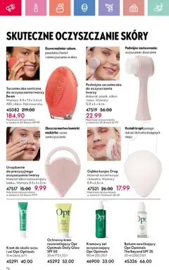 Oriflame Katalog 12 2025 od 17.08.2025 | Strona: 76 | Produkty: Szczoteczka soniczna, Gąbka, Krem