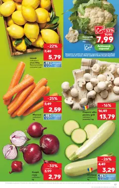 Noul catalog Kaufland – valabil de la 17.09.2025 | Pagină: 17 | Produse: Grill, Ciuperci, Morcovi, Ceapă