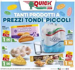 Anteprima del volantino SISA Quick catalogo valido a partire dal 04.11.2025