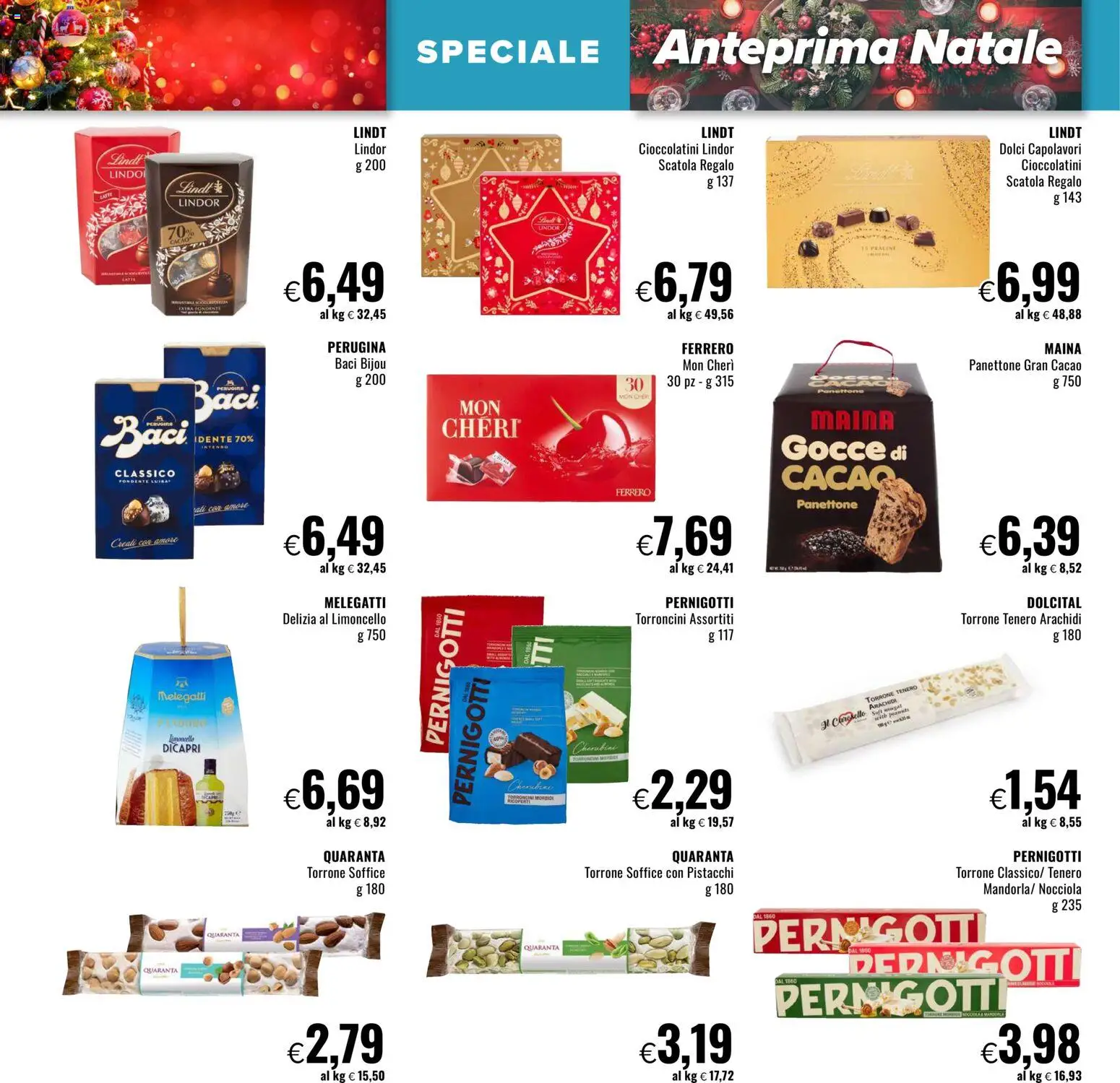 Volantino Famila del 13.11.2025 | Pagina: 10 | Prodotti: Latte, Panettone, Cioccolatini, Scatola
