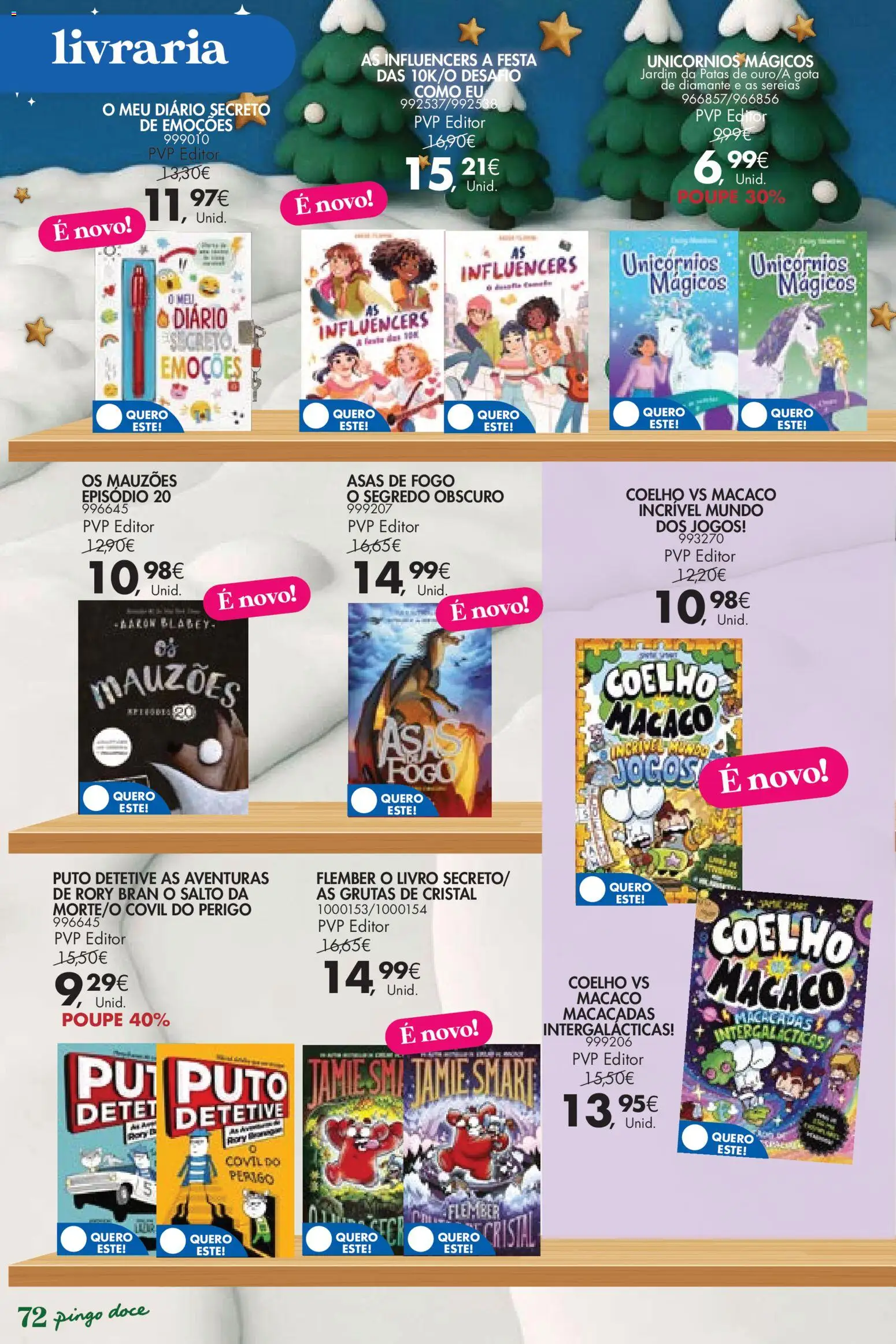 Pingo Doce  Brinquedos Natal Lojas Hipers │ válido de 18.11.2025 | Página: 72 | Produtos: Jogos, Coelho