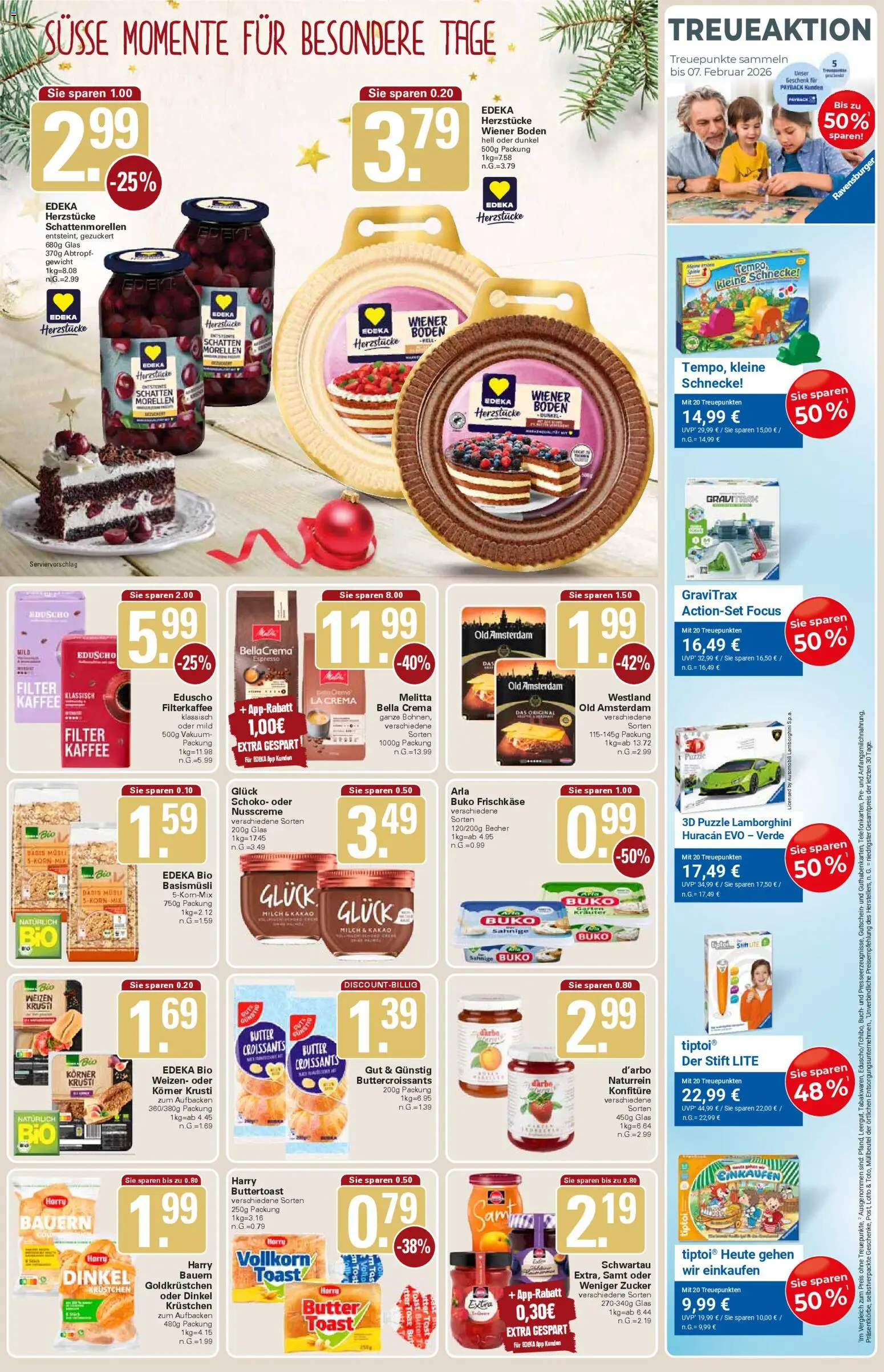 WEZ Prospekt – gültig ab 22.12.2025 | Seite: 7 | Produkte: Gewicht, Butter, Eduscho, Frischkase