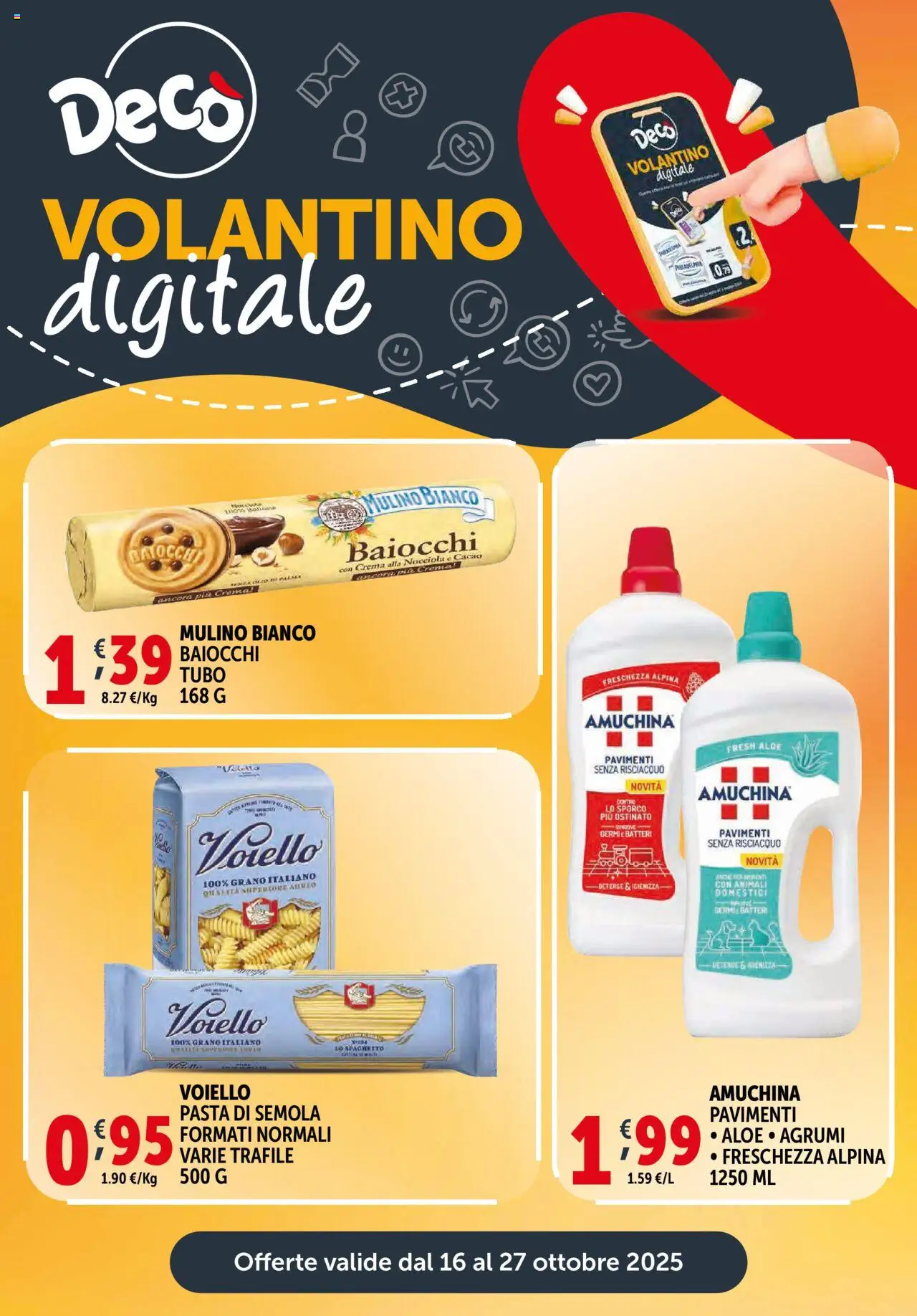 Volantino Decò del 16.10.2025 | Pagina: 21 | Prodotti: Crema, Tubo, Pasta, Cacao