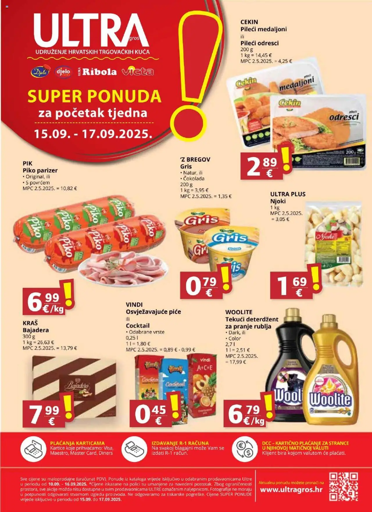 Djelo katalog | vrijedi od 10.09.2025 | Stranica: 16 | Proizvodi: Čokolada, Deterdžent, Njoki, Parizer