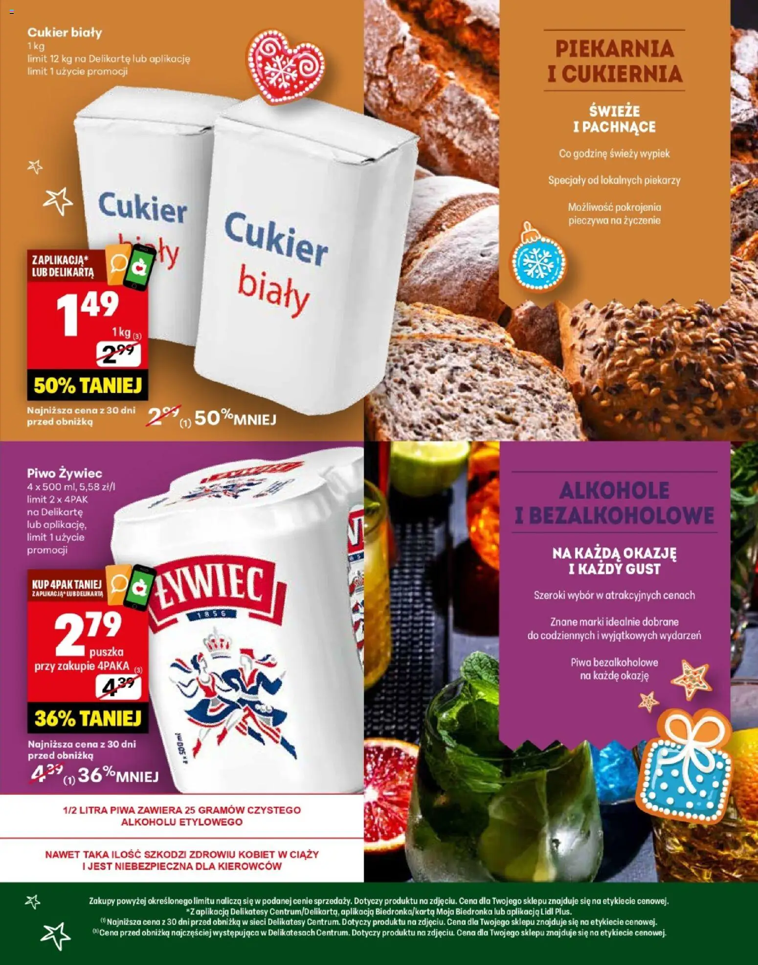 Delikatesy Centrum Gazetka - Brzączowice Otwarcie od 04.12.2025 | Strona: 3 | Produkty: Piekarnia, Delikatesy, Cukier biały, Piwo