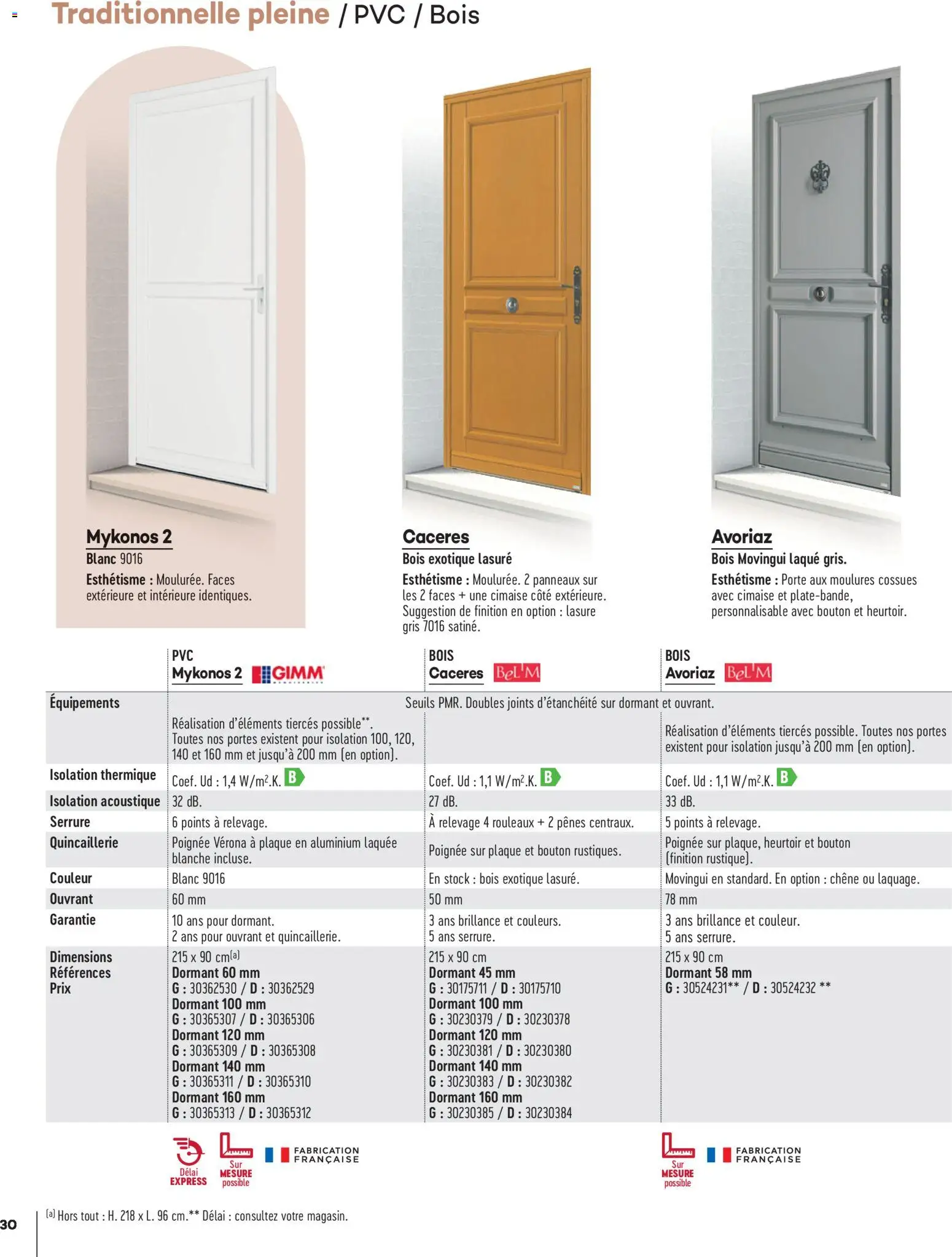 {H1} | Page: 30 | Produits: Lasure bois, Porte, Laque, Portes