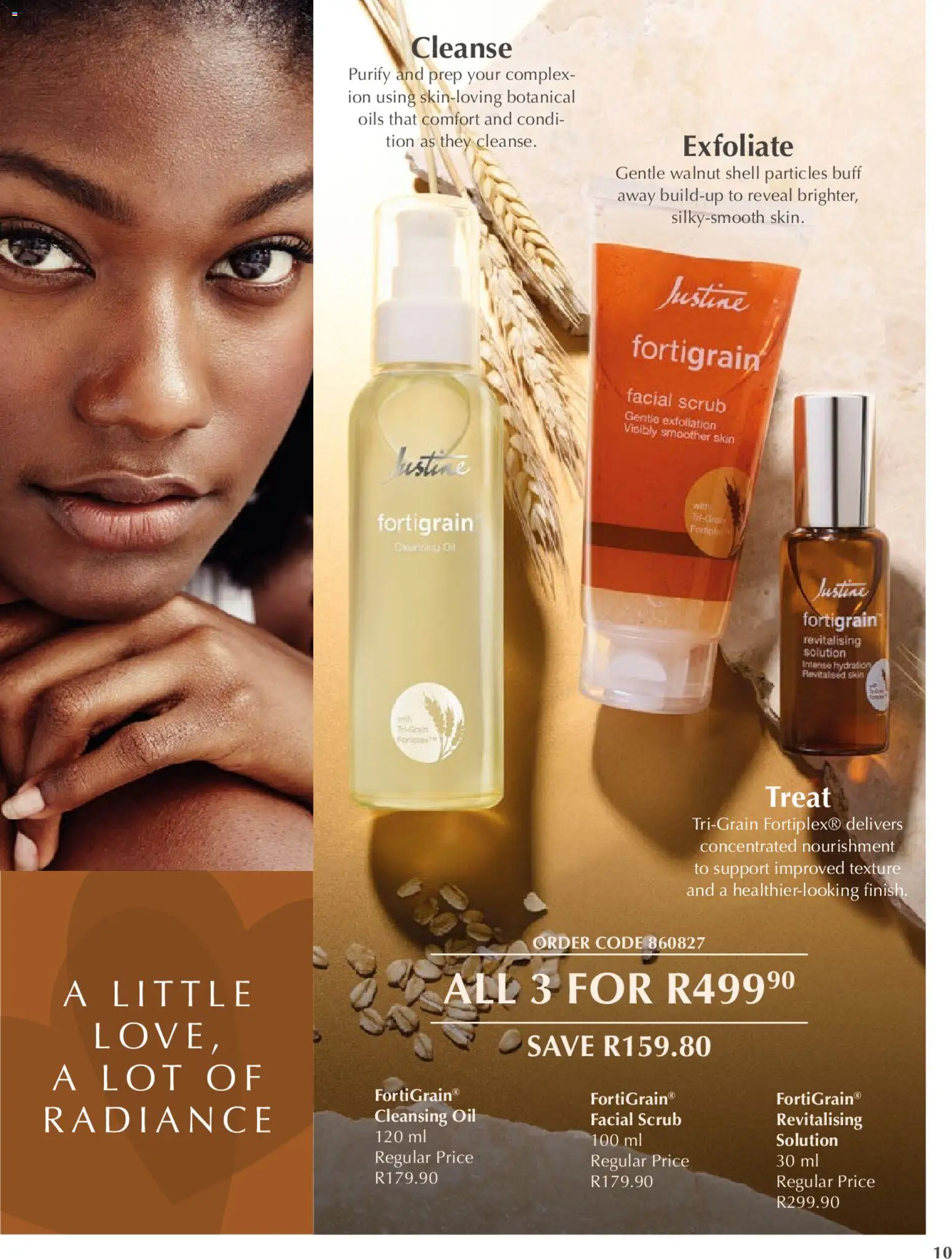 New Justine catalogue – valid from 20.02.2026 | Page: 10 | Products: Oil, Scrub, Facial scrub