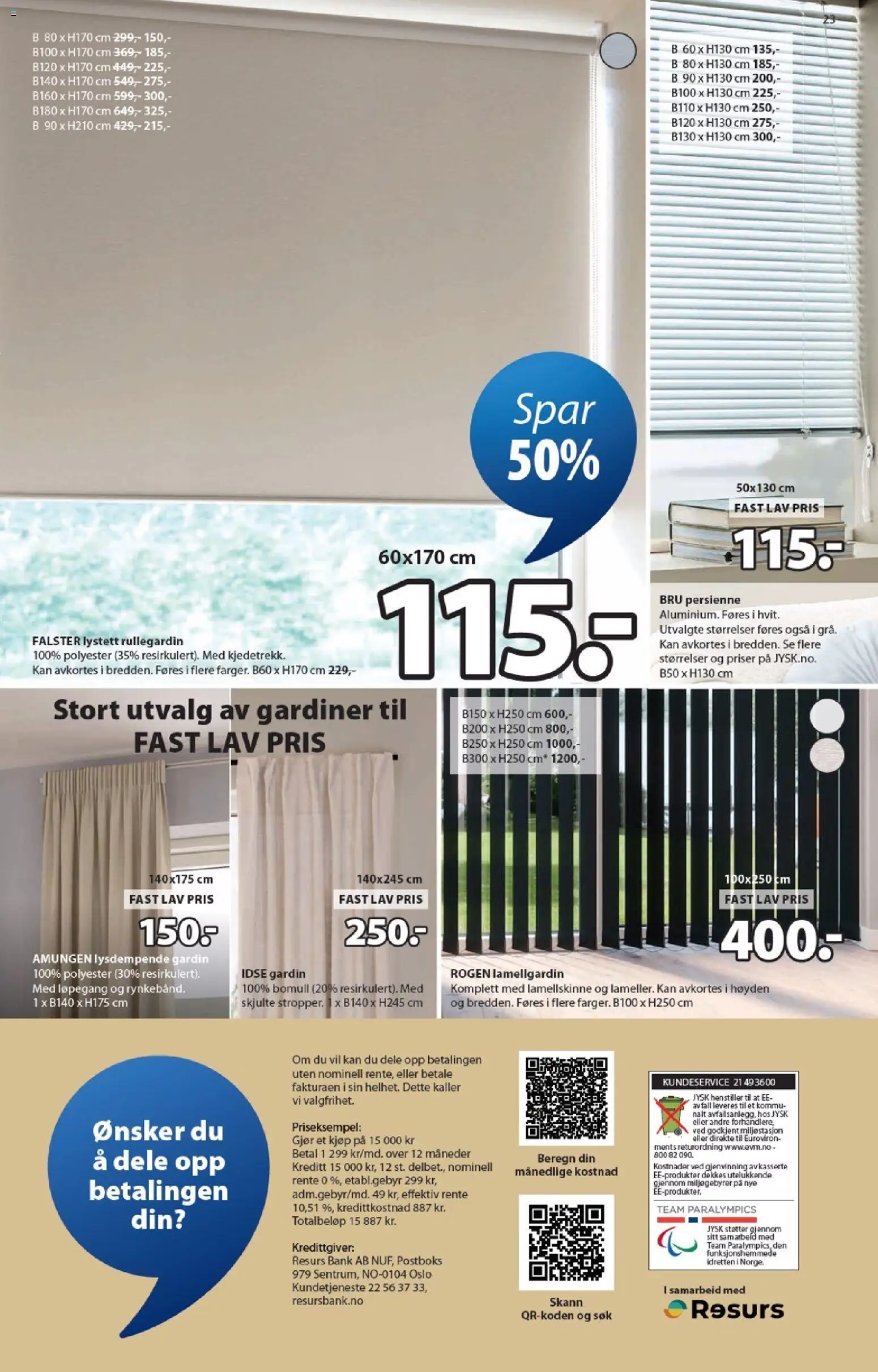 {H1} | Side: 23 | Produkter: Nuisette, Gardiner, Суміш дитяча