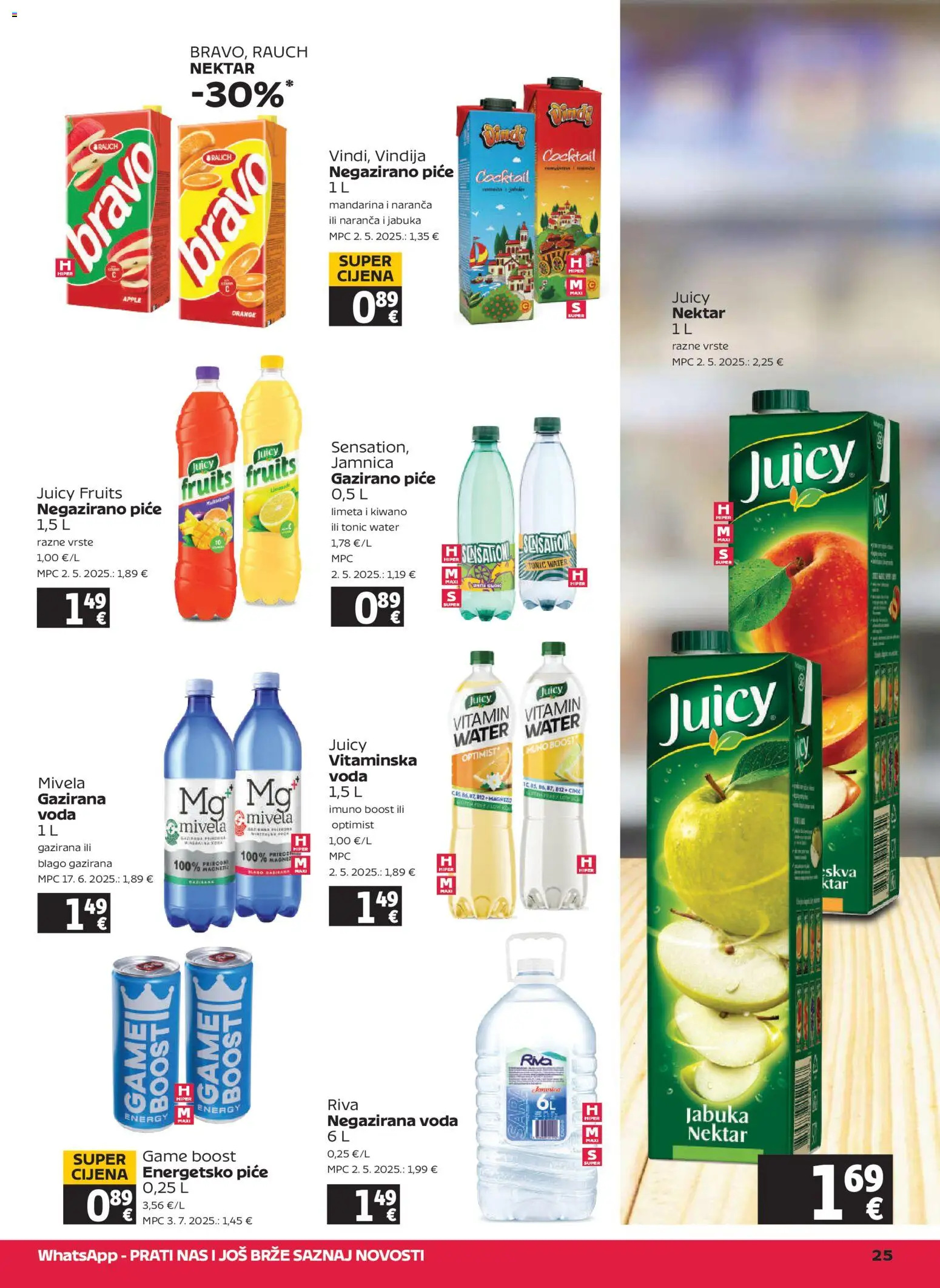 Tommy katalog | vrijedi od 06.11.2025 | Stranica: 25 | Proizvodi: Vindija, Mandarina, Jamnica, Jabuka