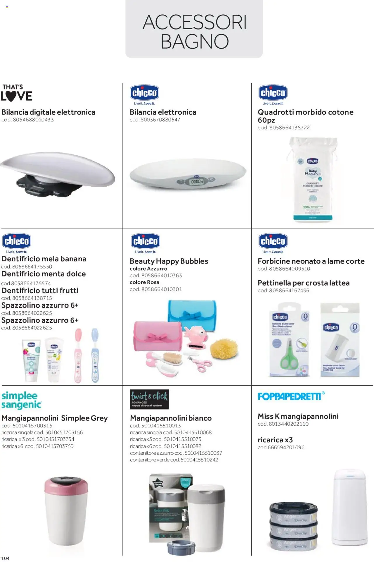 Volantino Prenatal del 01.01.2025 | Pagina: 13 | Prodotti: Spazzolino, Contenitore, Menta, Bilancia