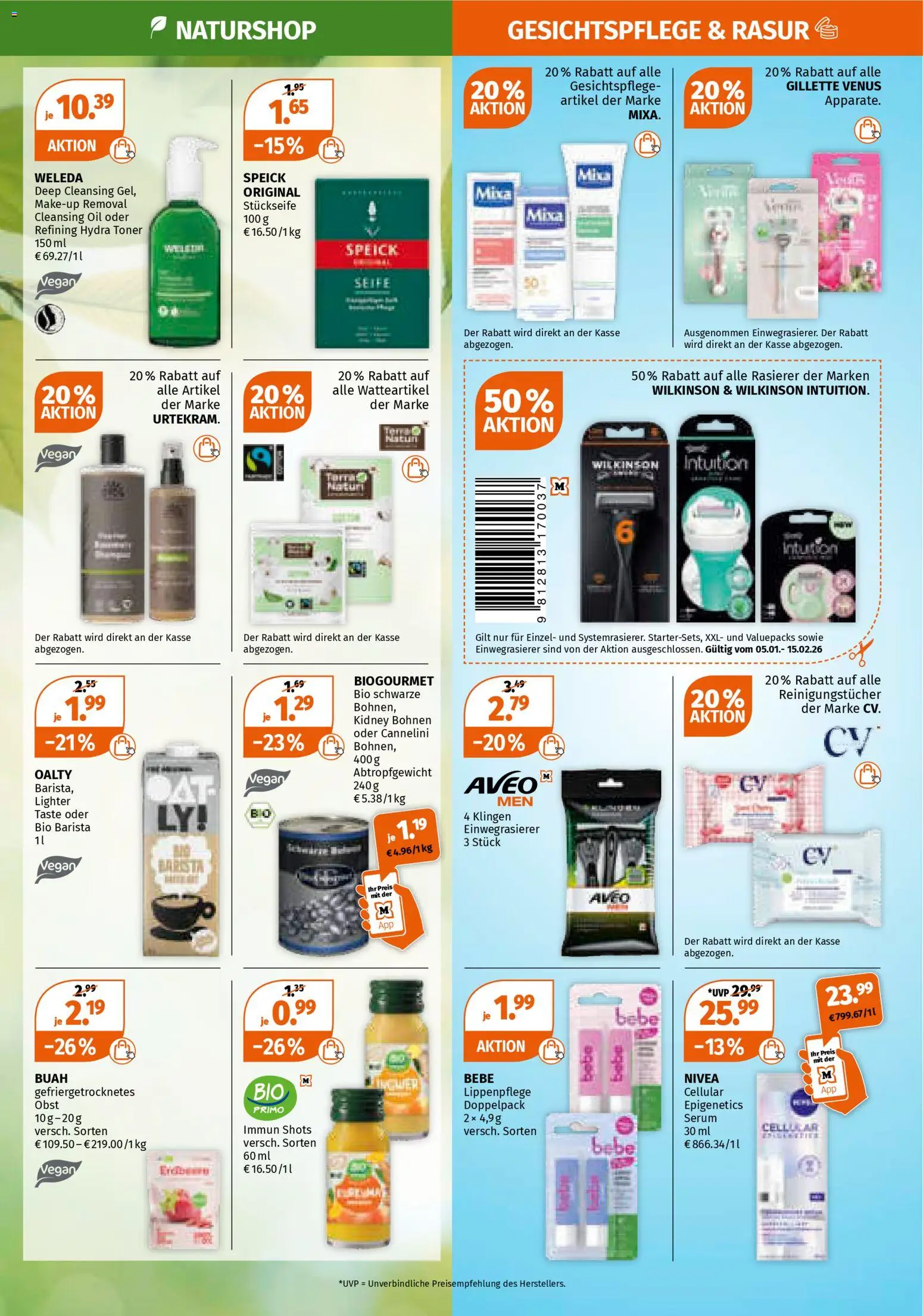 Müller Prospekt 	 – gültig ab 05.01.2026 | Seite: 3 | Produkte: Toner, Rasierer, Make-up, Seife