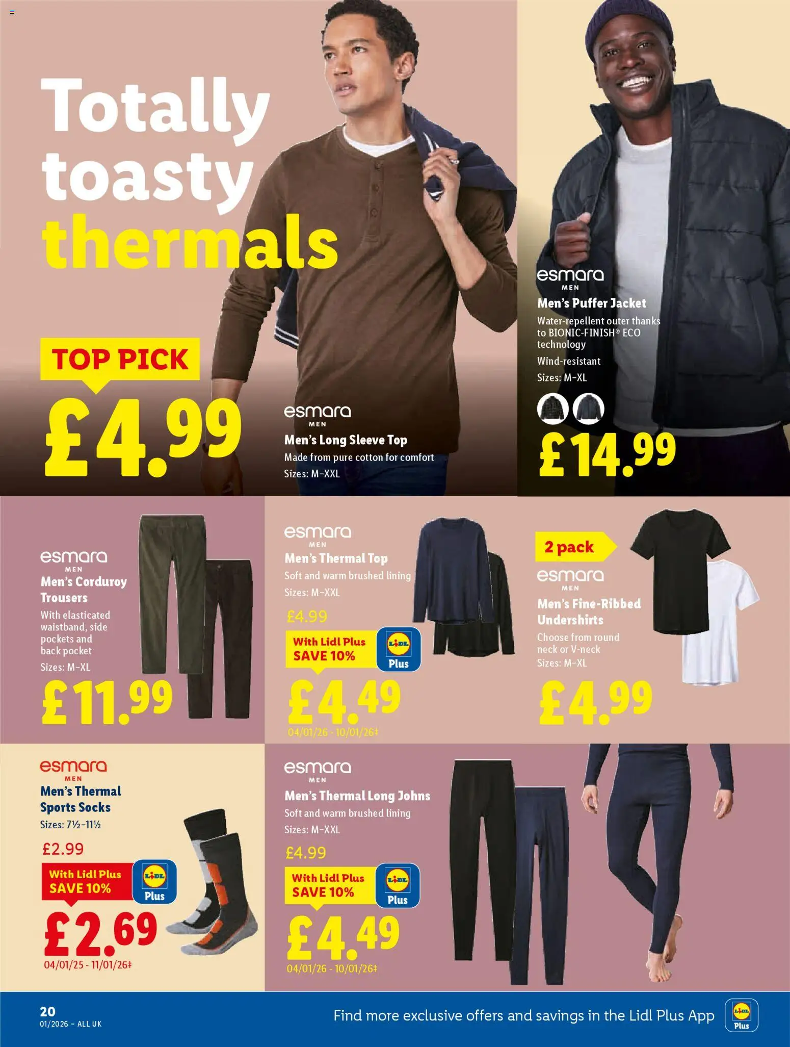 {H1} | Page: 20 | Products: Jacket, Socks