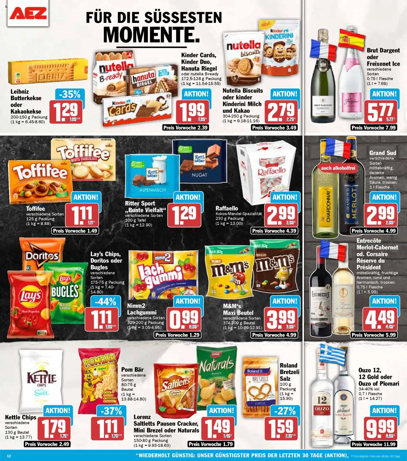 AEZ Prospekt 	 – gültig ab 05.01.2026 | Seite: 12 | Produkte: Ouzo, Milch, Salz, Grand sud