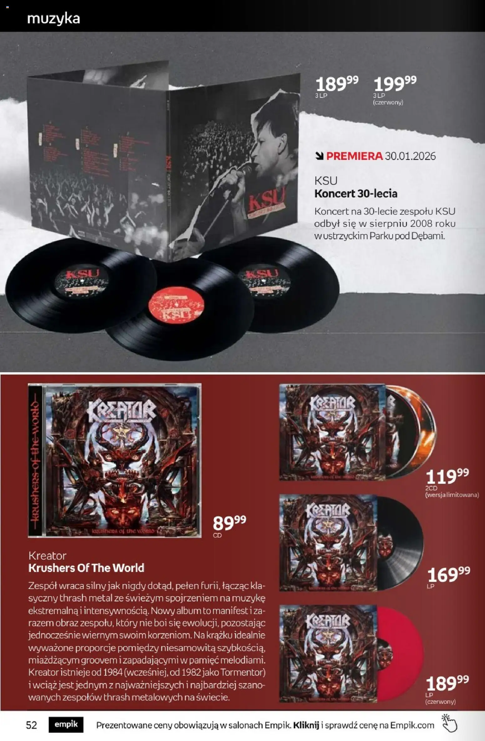 Empik promocje - Tom kultury Muzyka od 28.01.2026 | Strona: 8