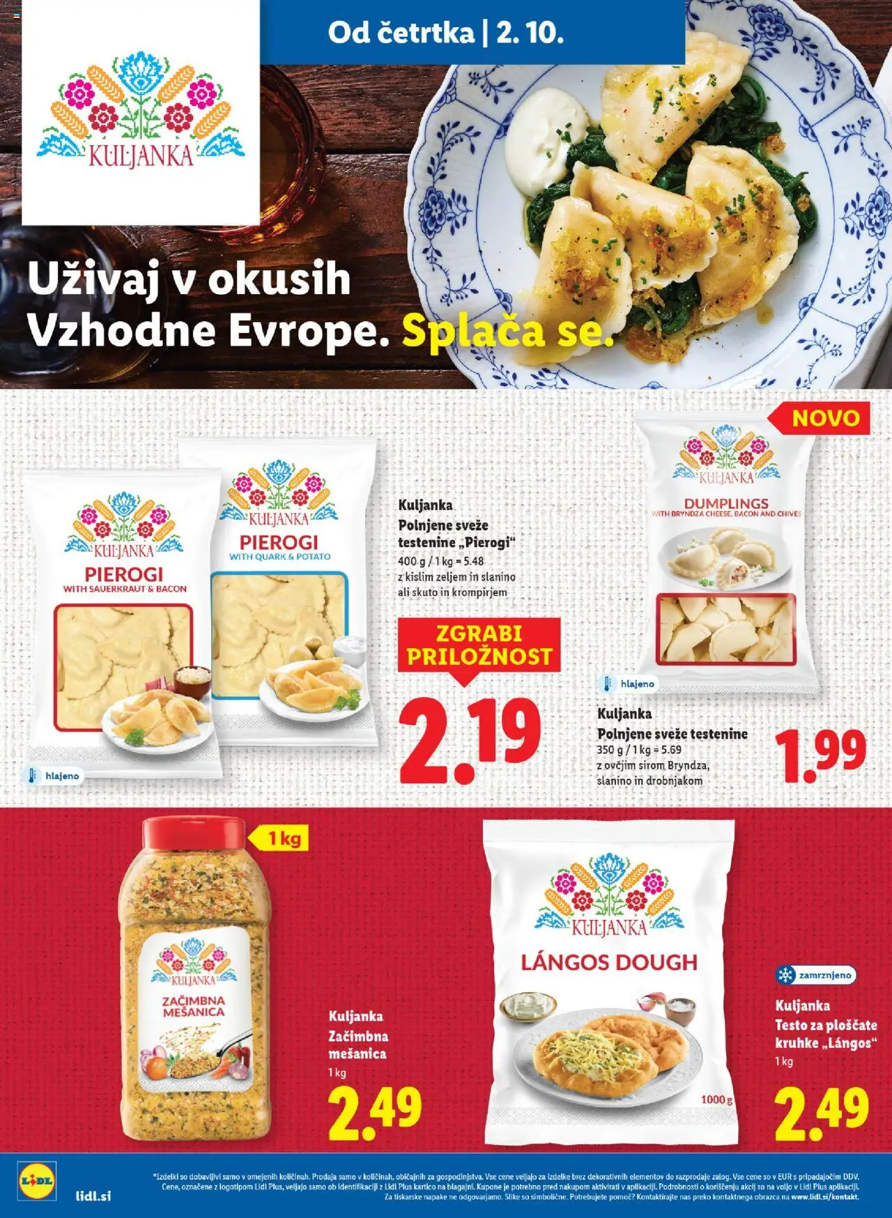 Novi Lidl katalog ponudbe – veljaven od 02.10.2025 | Stran: 16 | Izdelki: Testenine