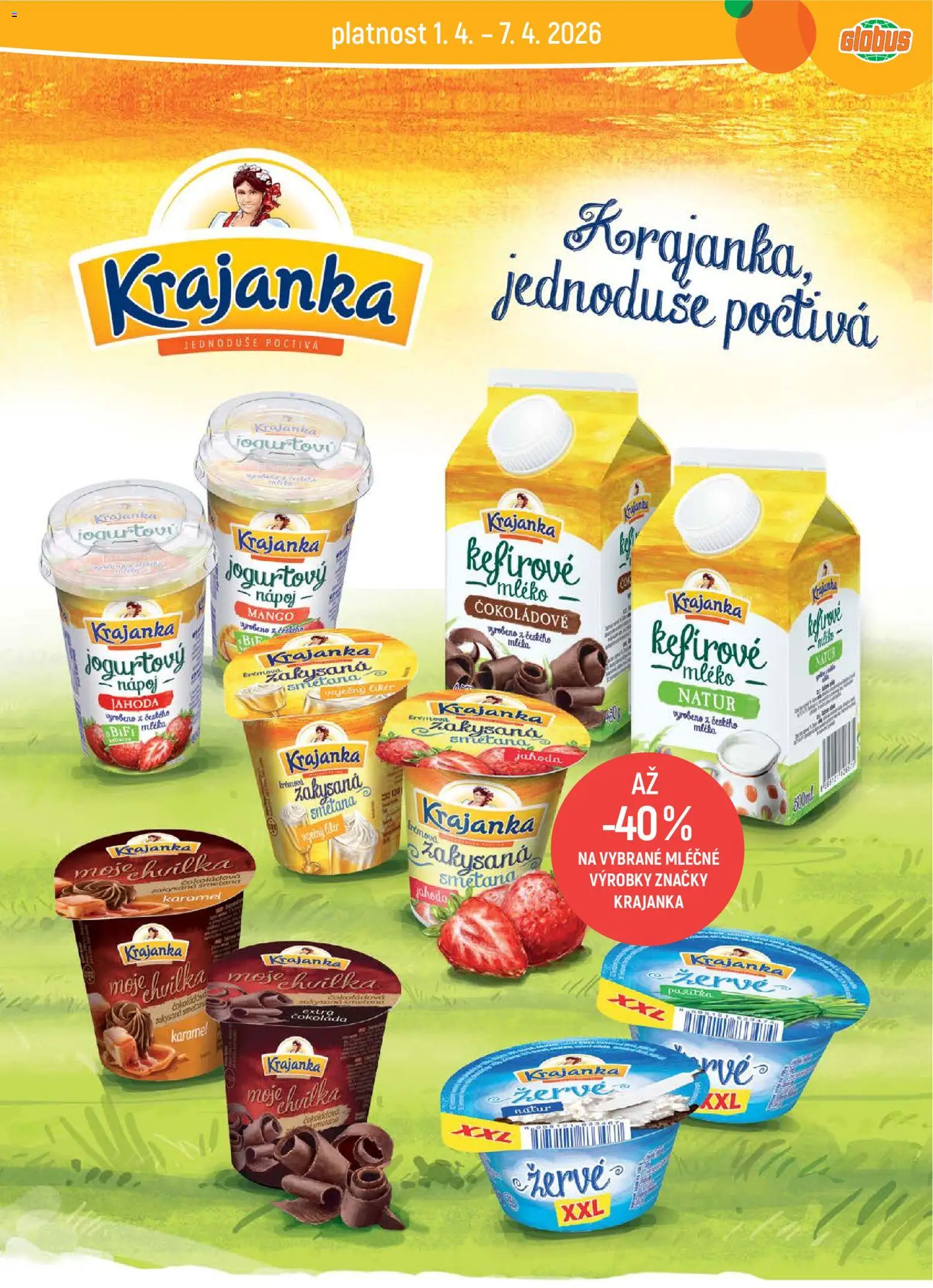 Globus leták - Opava od 01.04.2026 | Strana: 18 | Produkty: Mango, Globus, Čokoláda, Zakysaná smetana