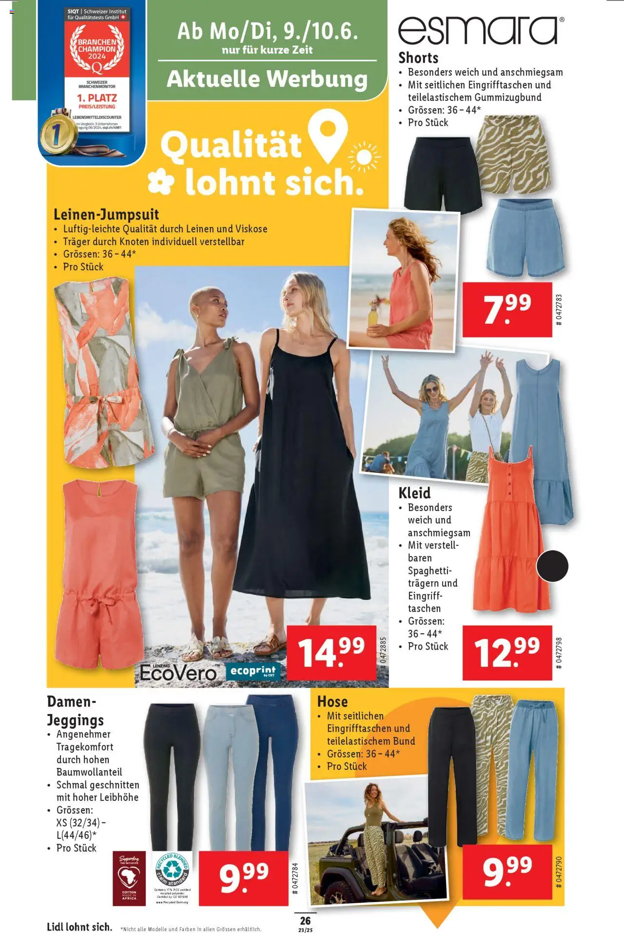 Lidl Aktionen ab 05.06.2025 | Seite: 30 | Produkte: Hose, Kleid