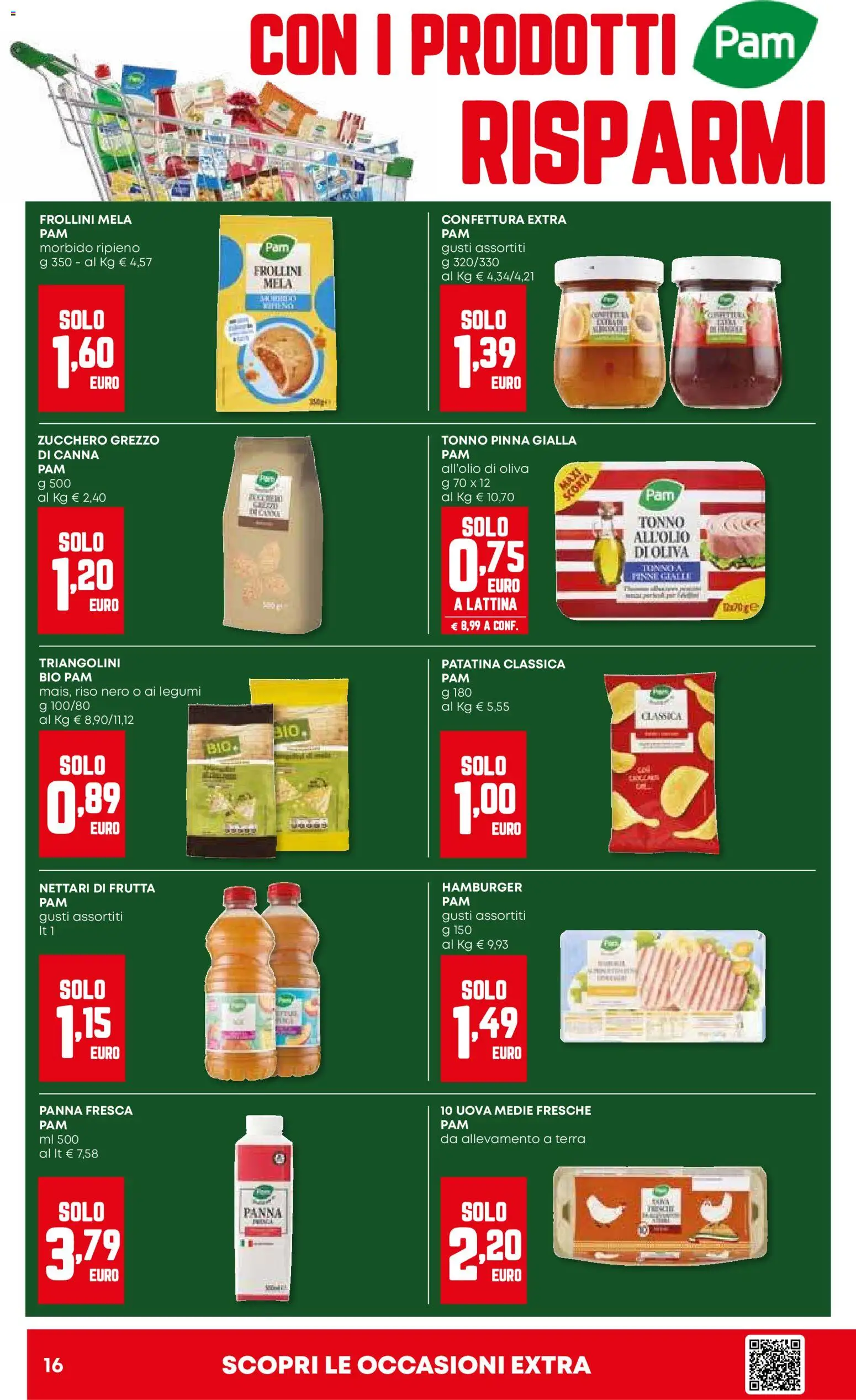 Volantino Panorama del 15.01.2026 | Pagina: 16 | Prodotti: Uova, Riso, Frutta, Terra