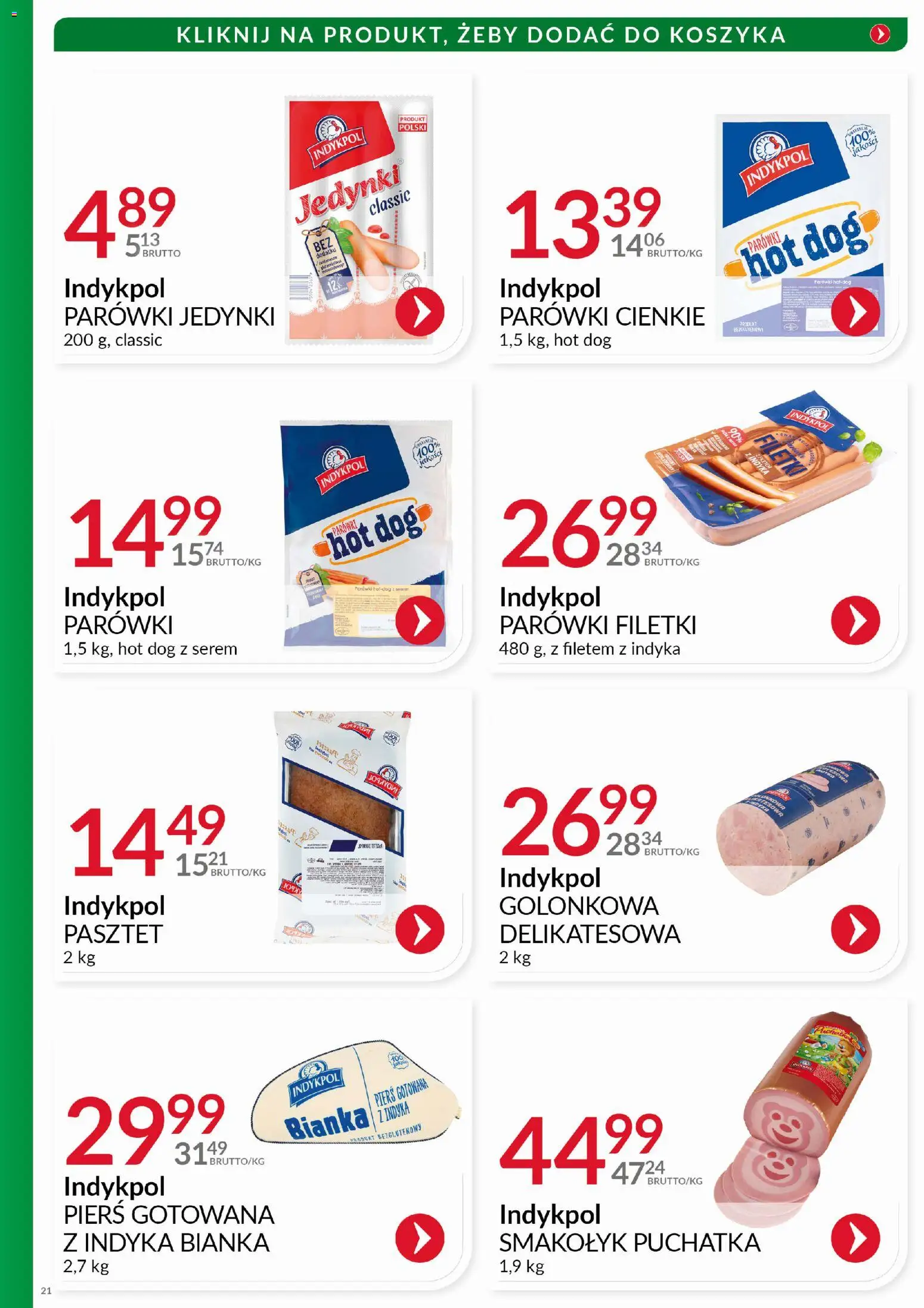 Eurocash Gazetka - Katalog Wędlin od 01.11.2025 | Strona: 21