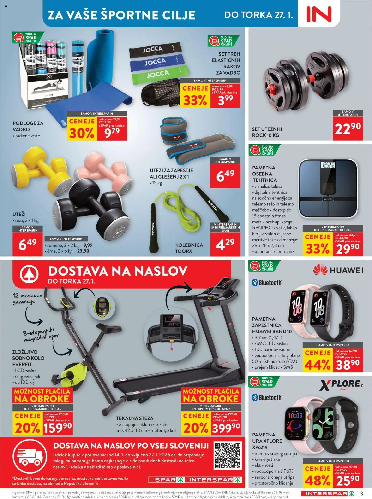 Novi Spar katalog ponudbe – veljaven od 14.01.2026 | Stran: 3 | Izdelki: Ura, Zapestnica, Tehtnica
