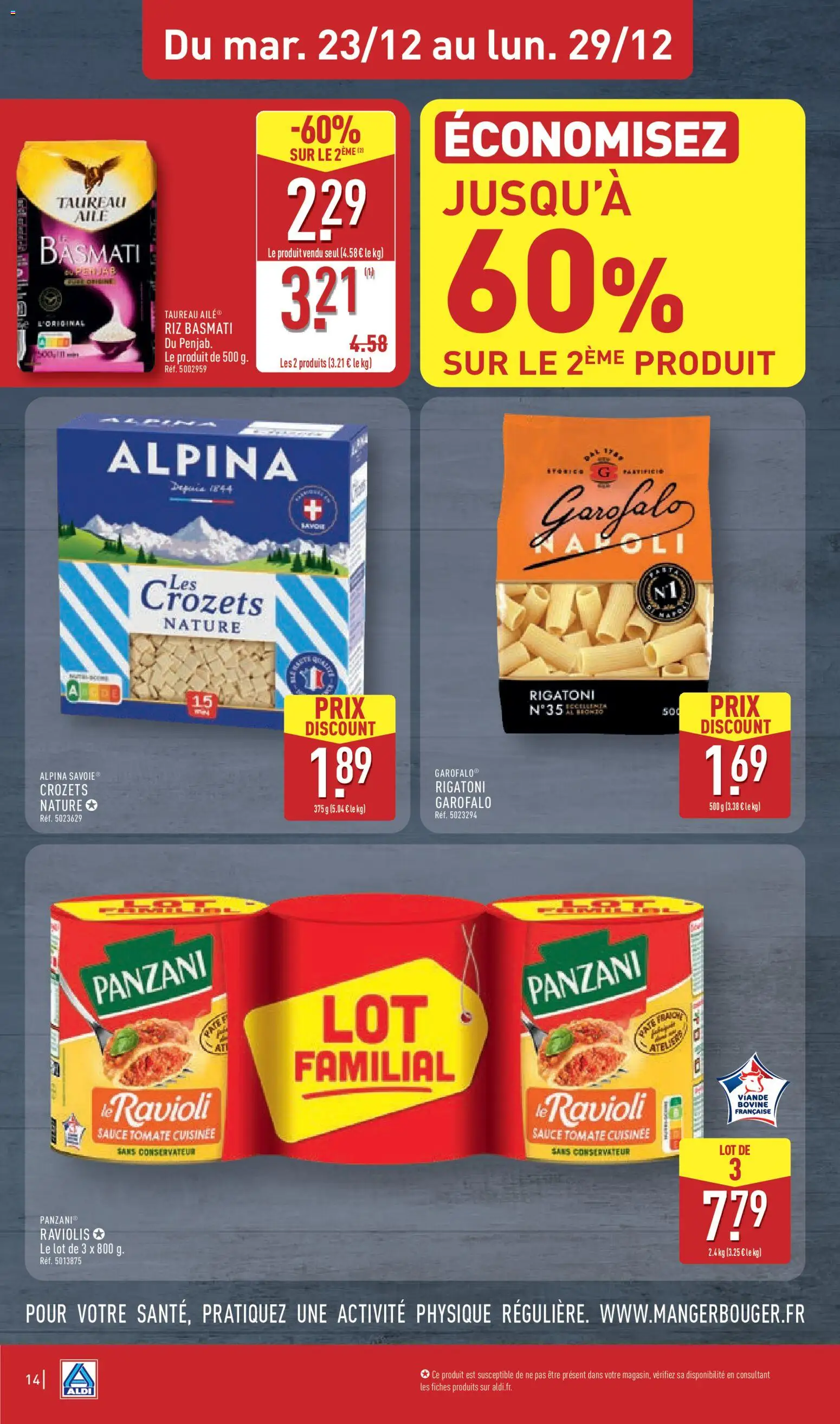{H1} | Page: 17 | Produits: Raviolis, Riz basmati, Viande, Viande bovine
