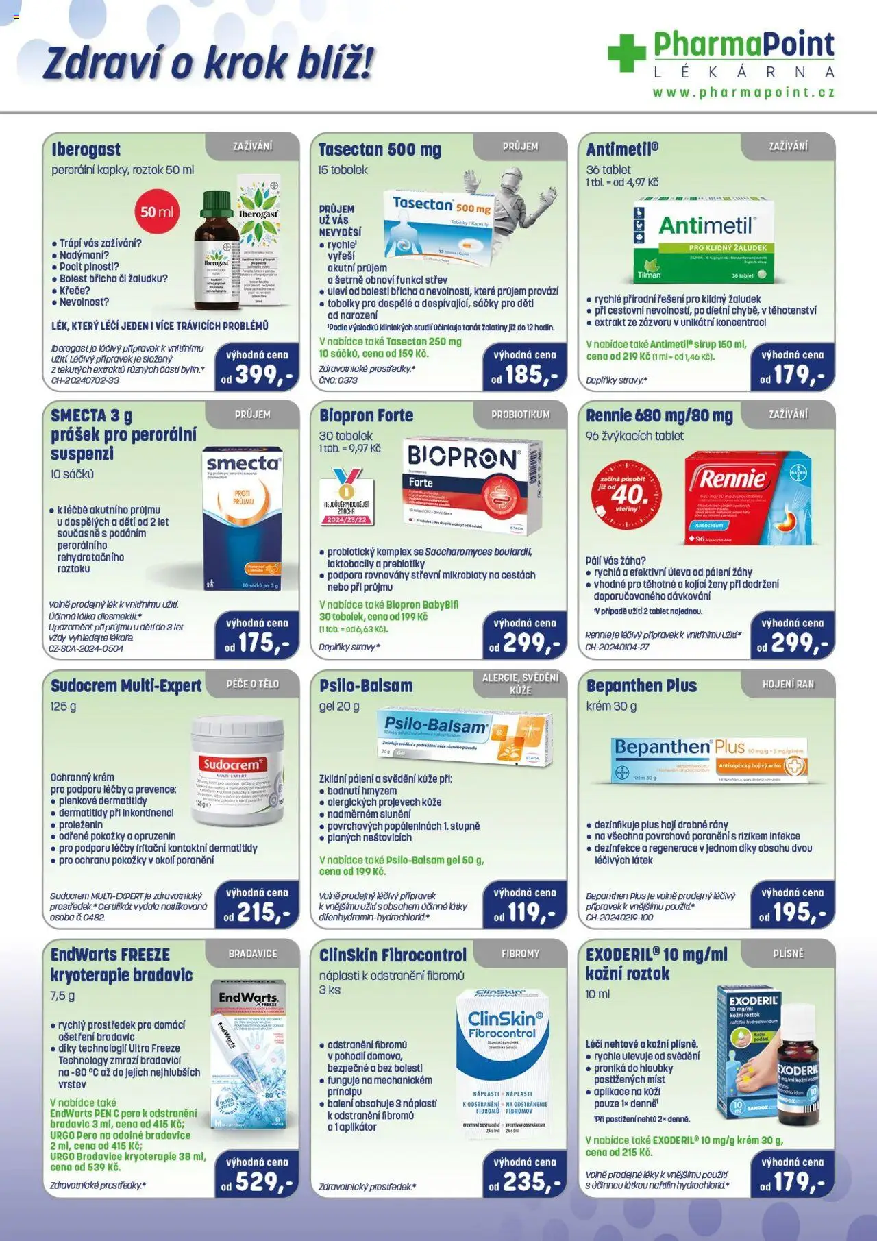 Pharmapoint leták od 01.07.2025 | Strana: 3 | Produkty: Pero, Krém, Tablet, Sirup