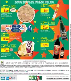 Match Supermarché - Prévisualisation de Match Supermarché catalogue valide à partir de 24.02.2026 | Page: 26 | Produits: Pain de mie, Fromage, Pain, Picon biere
