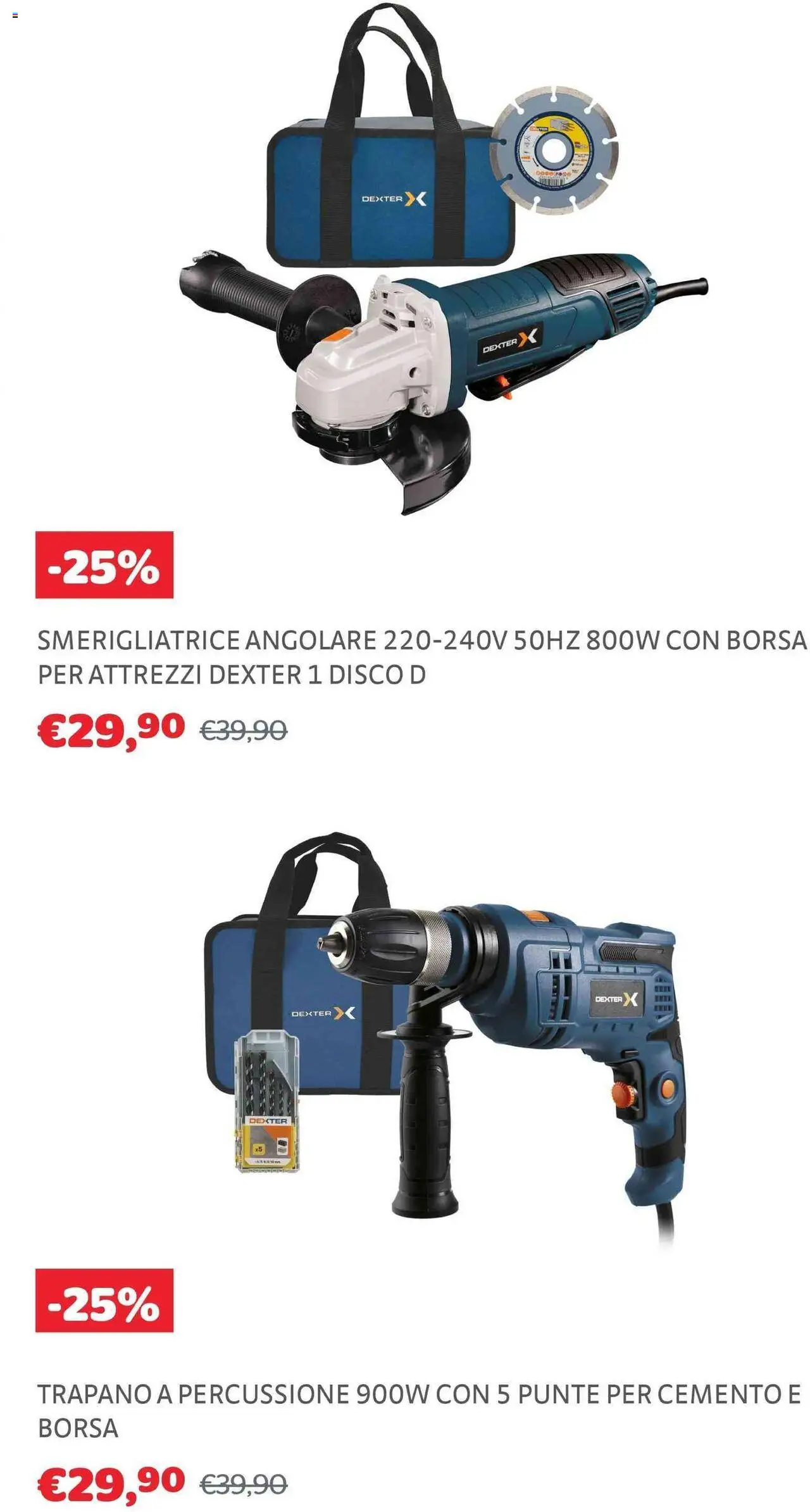 Volantino Brico Center del 30.07.2025 | Pagina: 5 | Prodotti: Trapano, Disco, Borsa, Smerigliatrice