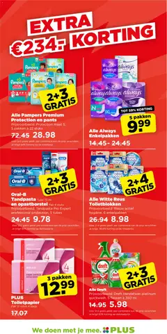 Oral-B Tandpasta, Tube 75 ml en opzetborstel Pak 4 stuks Prijsvoorbeeld: Tandpasta Pro Expert professional protection, 5 tubes - Voorbeeld van een folder van Plus, geldig van 18.02.2026 | Pagina: 34