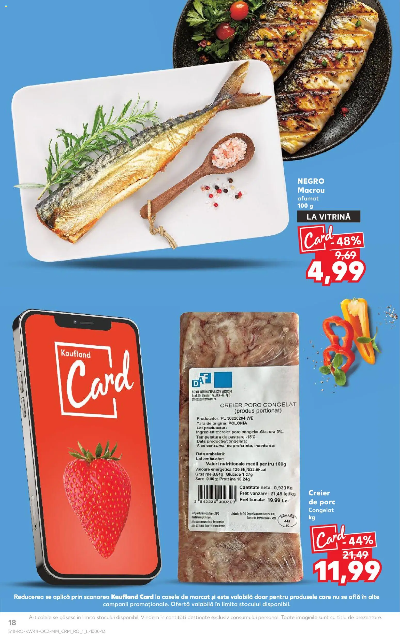 Noul catalog Kaufland – valabil de la 29.10.2025 | Pagină: 18 | Produse: Masaüstü kılıfı, Vitrină, Sare