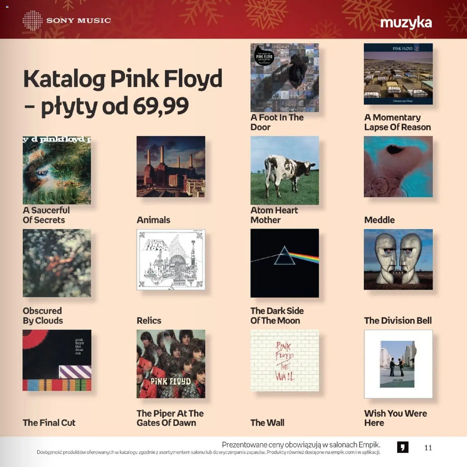 Empik promocje - Xmas Muzyka od 26.11.2025 | Strona: 11 | Produkty: Bell, Plyty