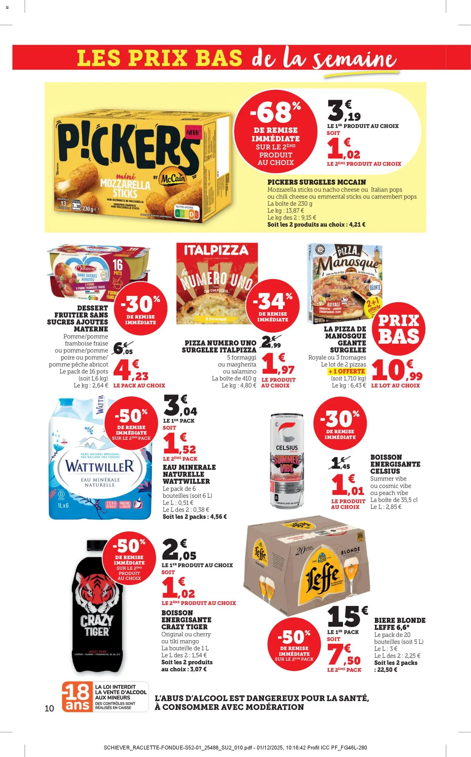 {H1} | Page: 10 | Produits: Framboise, Pomme, Crazy Tiger, Camembert