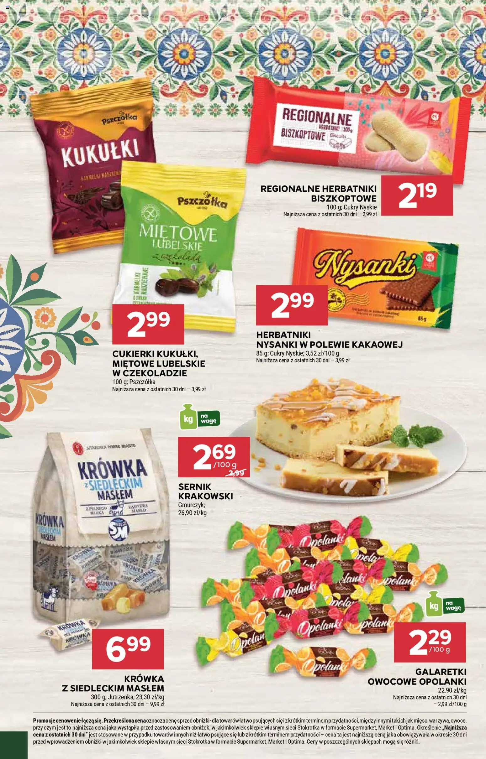 Stokrotka gazetka - Market od 26.03.2026 | Strona: 34 | Produkty: Galaretki, Stokrotka, Krowka, Cukierki