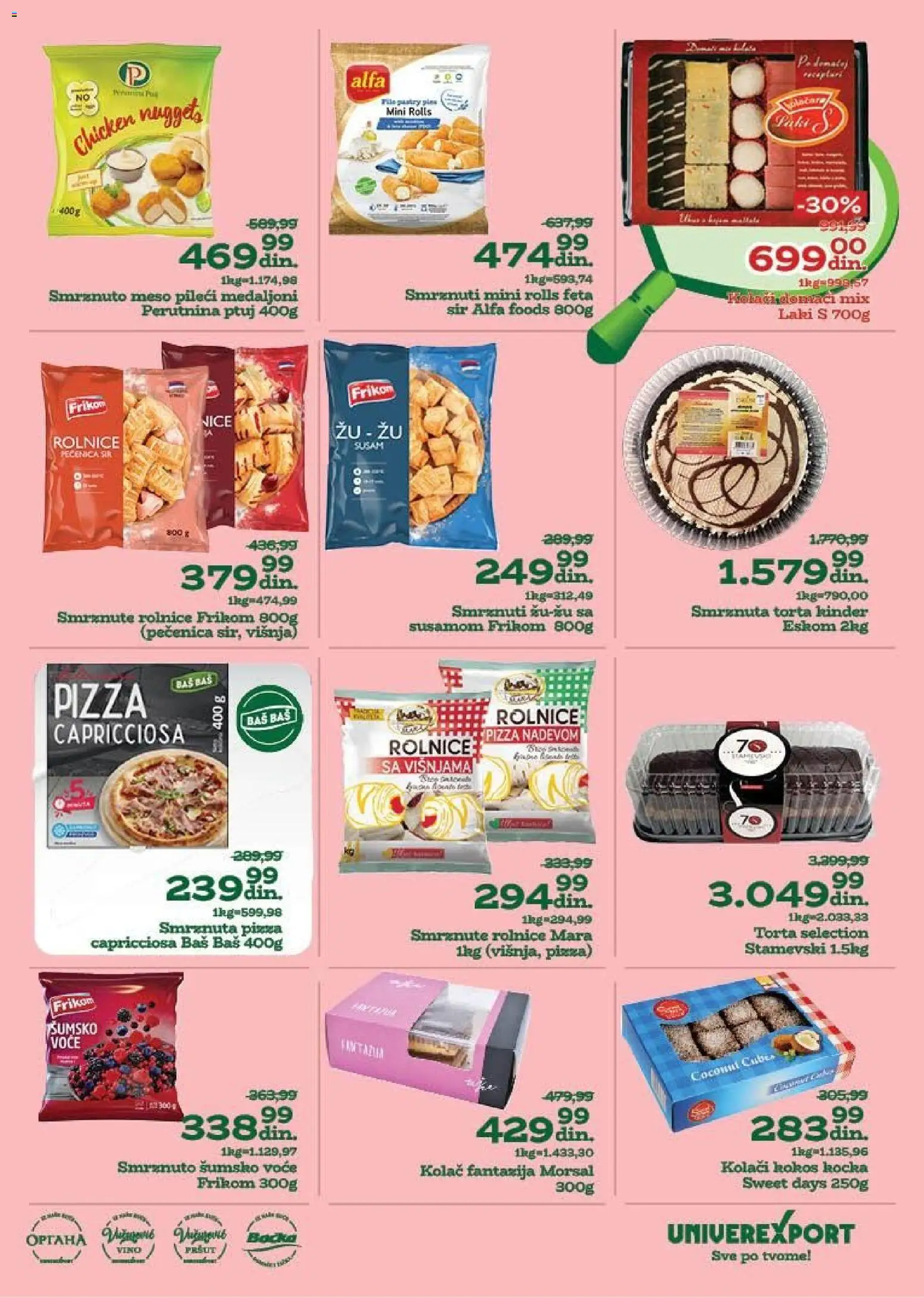 Univerexport katalog - važi od 08.12.2025 | Strana: 11 | Proizvode: Pršut, Višnja, Sir, Vino