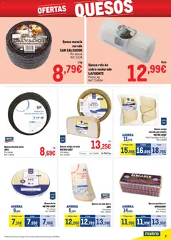 Vista previa Makro - Precios Norte II válido desde el 06.01.2026 | Página: 7 | Productos: Queso de oveja, Queso