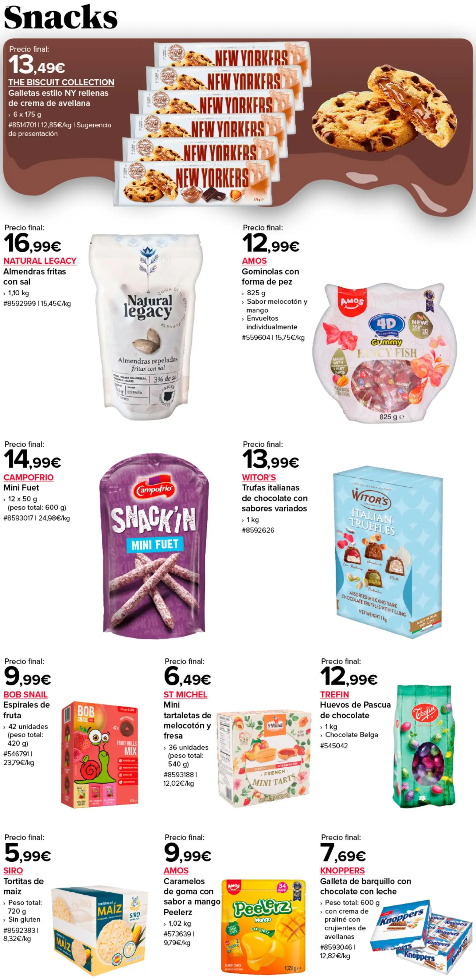 Costco catálogo │ válido desde el 11.02.2026 | Página: 4 | Productos: Galletas, Chocolate con leche, Peso, Ρούτερ