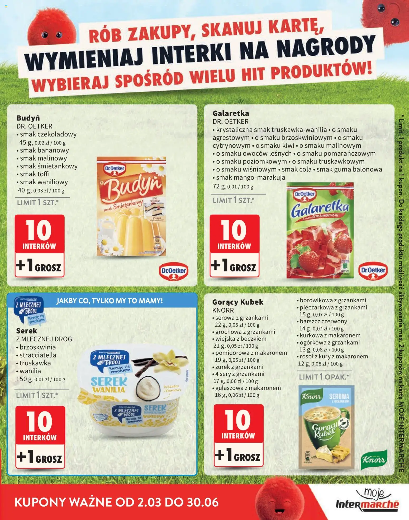 Intermarche gazetka - Interki od 02.03.2026 | Strona: 3 | Produkty: Barszcz, Galaretka, Gorący kubek, Zurek