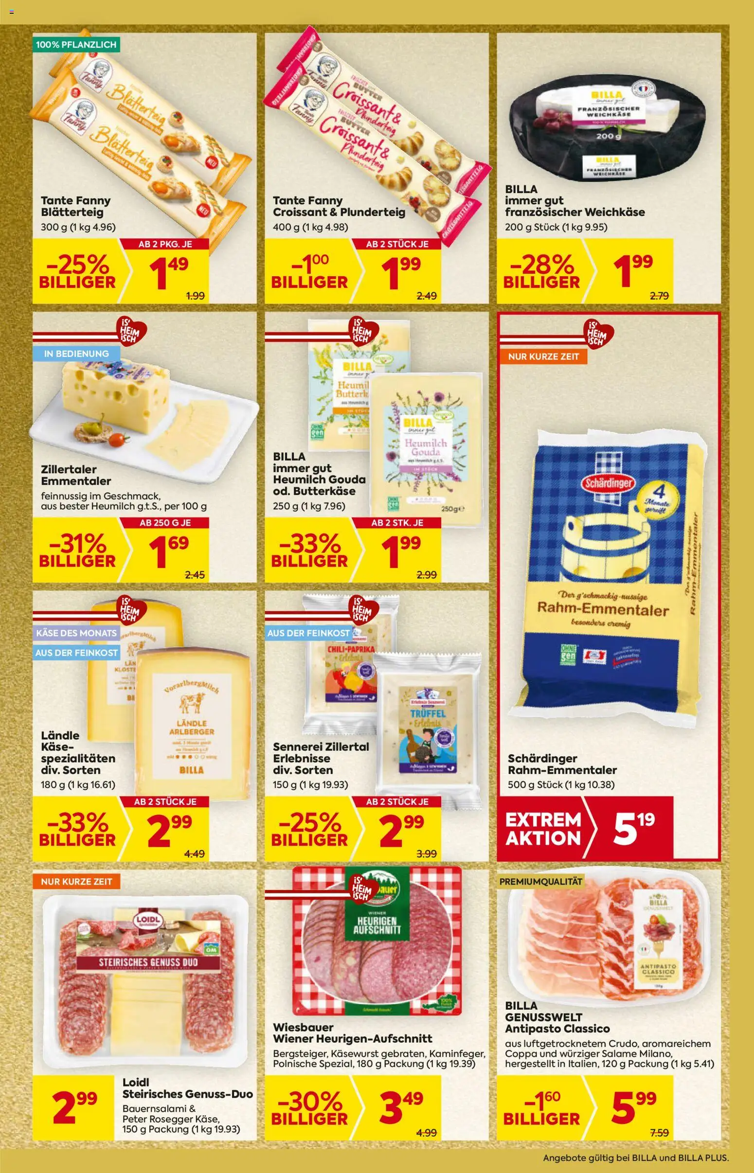 Billa Flugblatt - Burgenland gültig ab 27.12.2025 | Seite: 9 | Produkte: Butter, Käse