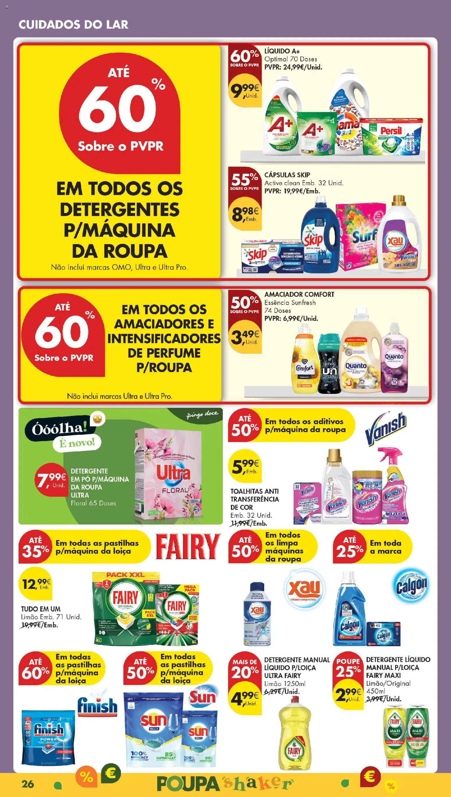 Pingo Doce Black Friday Madeira │ válido de 18.11.2025 | Página: 26 | Produtos: Perfume, Pó, Detergente, Persil