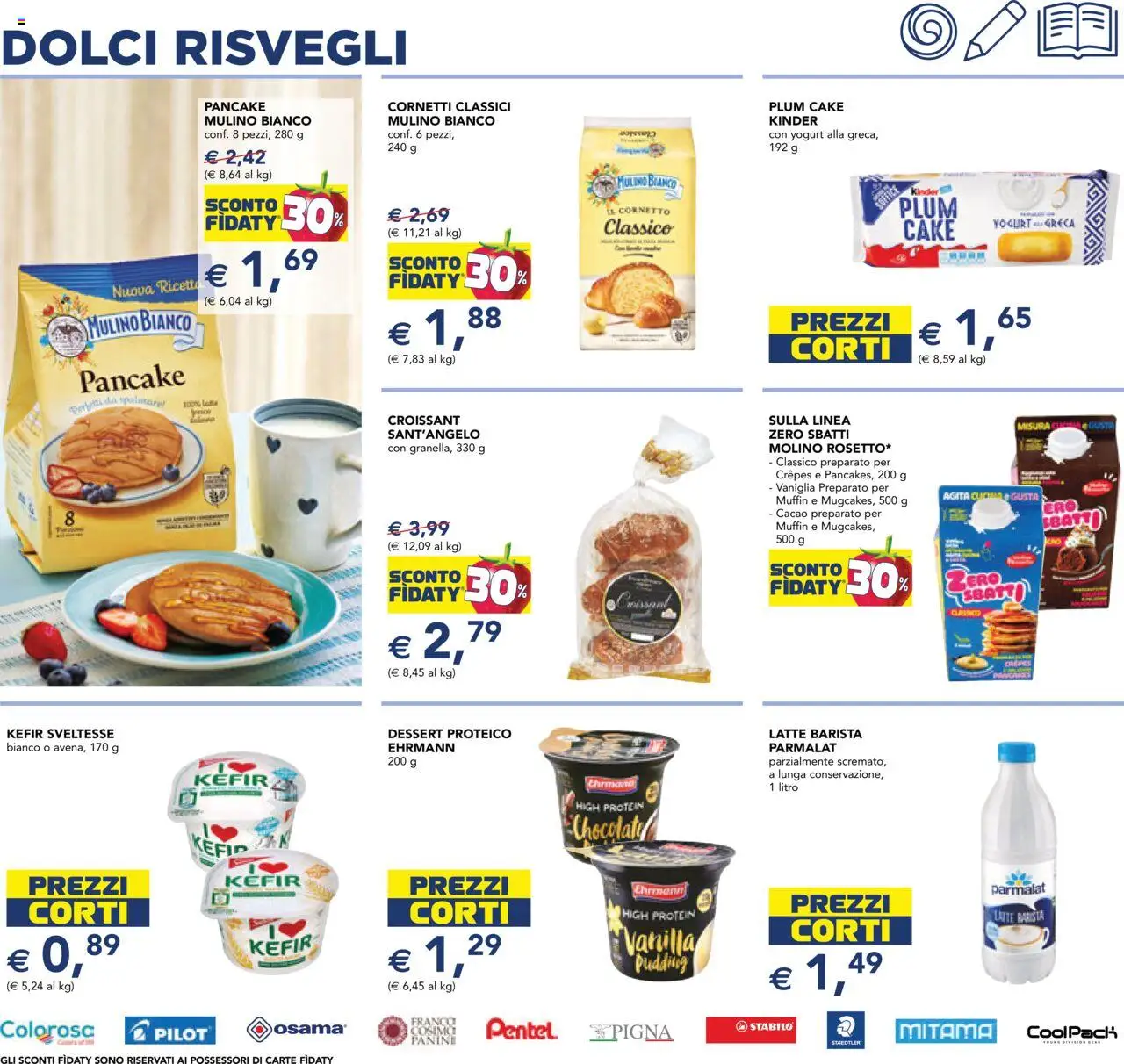 Volantino Esselunga S del 25.08.2025 | Pagina: 21 | Prodotti: Yogurt, Latte, Croissant, Cacao